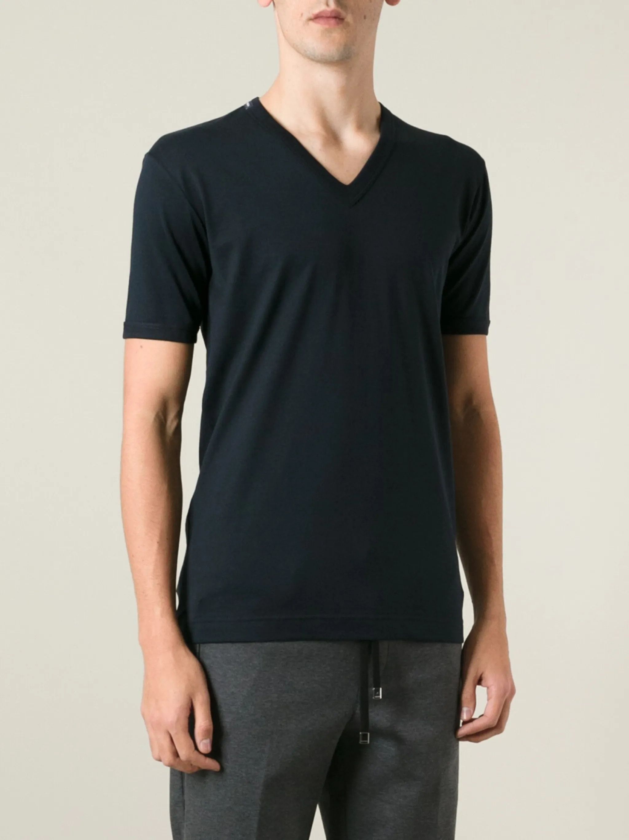 Dolce & Gabbana Classic V-neck t-shirt Size US XL / EU 56 / 4 - 1 Thumbnail