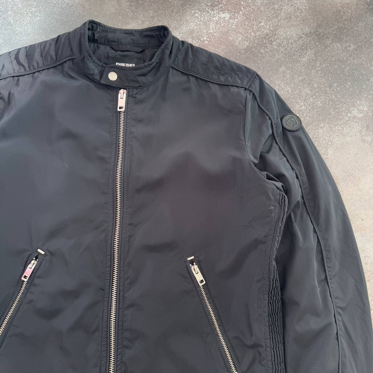 Diesel Diesel Zip Details Biker Bomber Jacket Size US L / EU 52-54 / 3 - 10 Thumbnail
