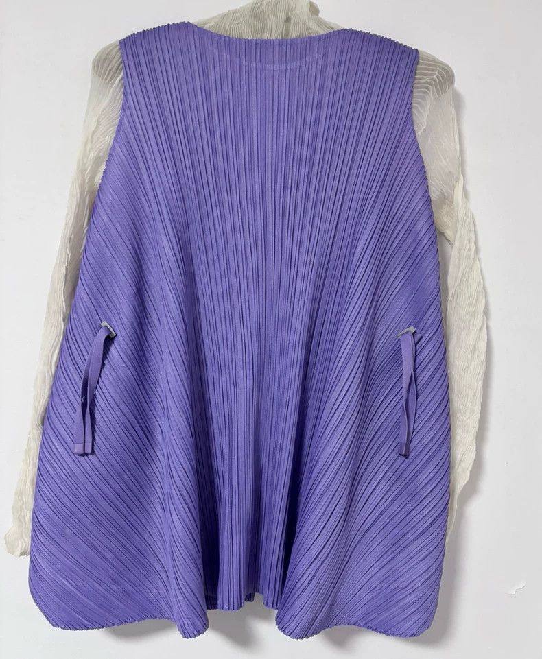 Issey Miyake Issey Miyake Purple kelp vest Size L / US 10 / IT 46 - 3 Thumbnail