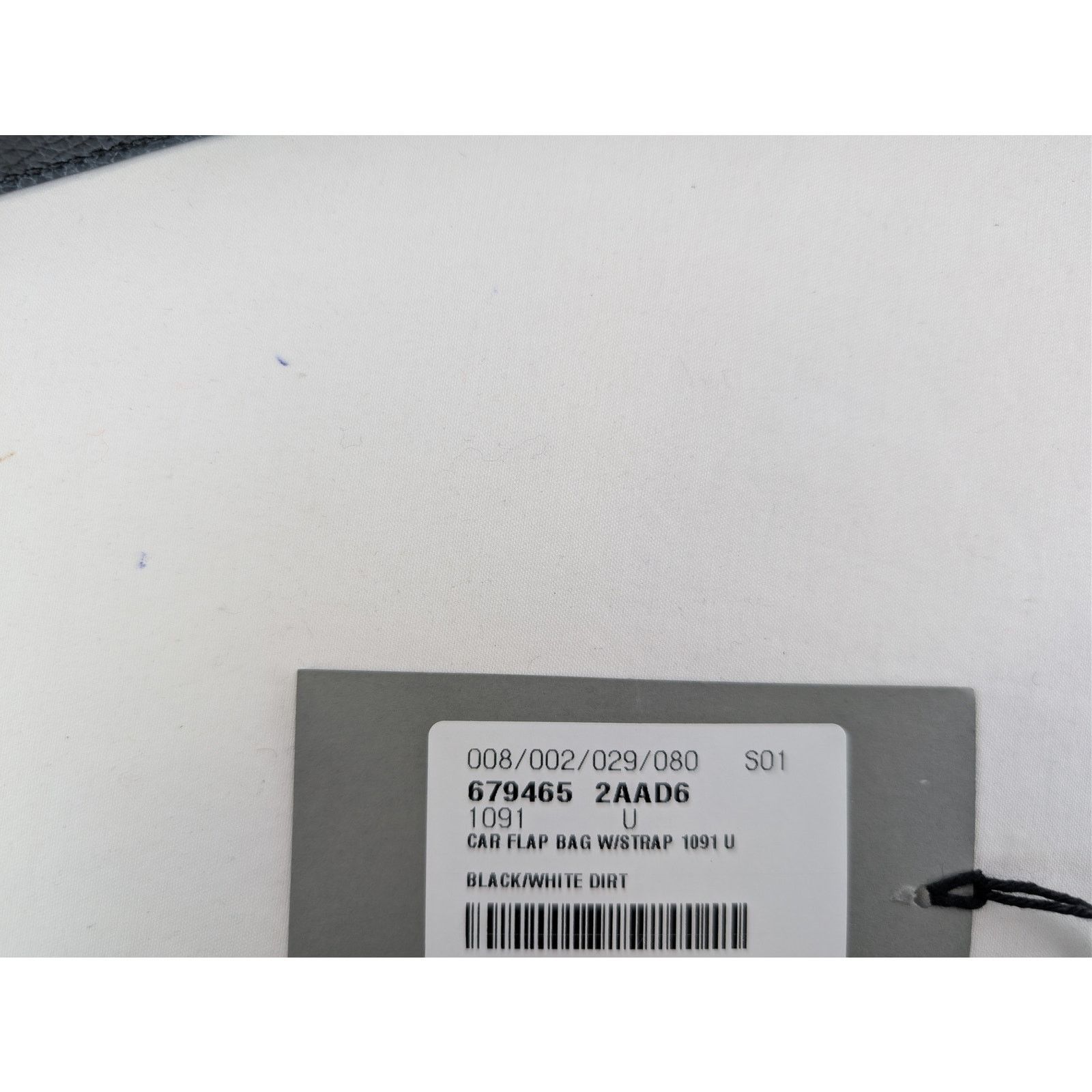 Balenciaga o1rshd1 Size: OS / Car Flap Bag with Strap Black/ White Dirt Size ONE SIZE - 20 Thumbnail