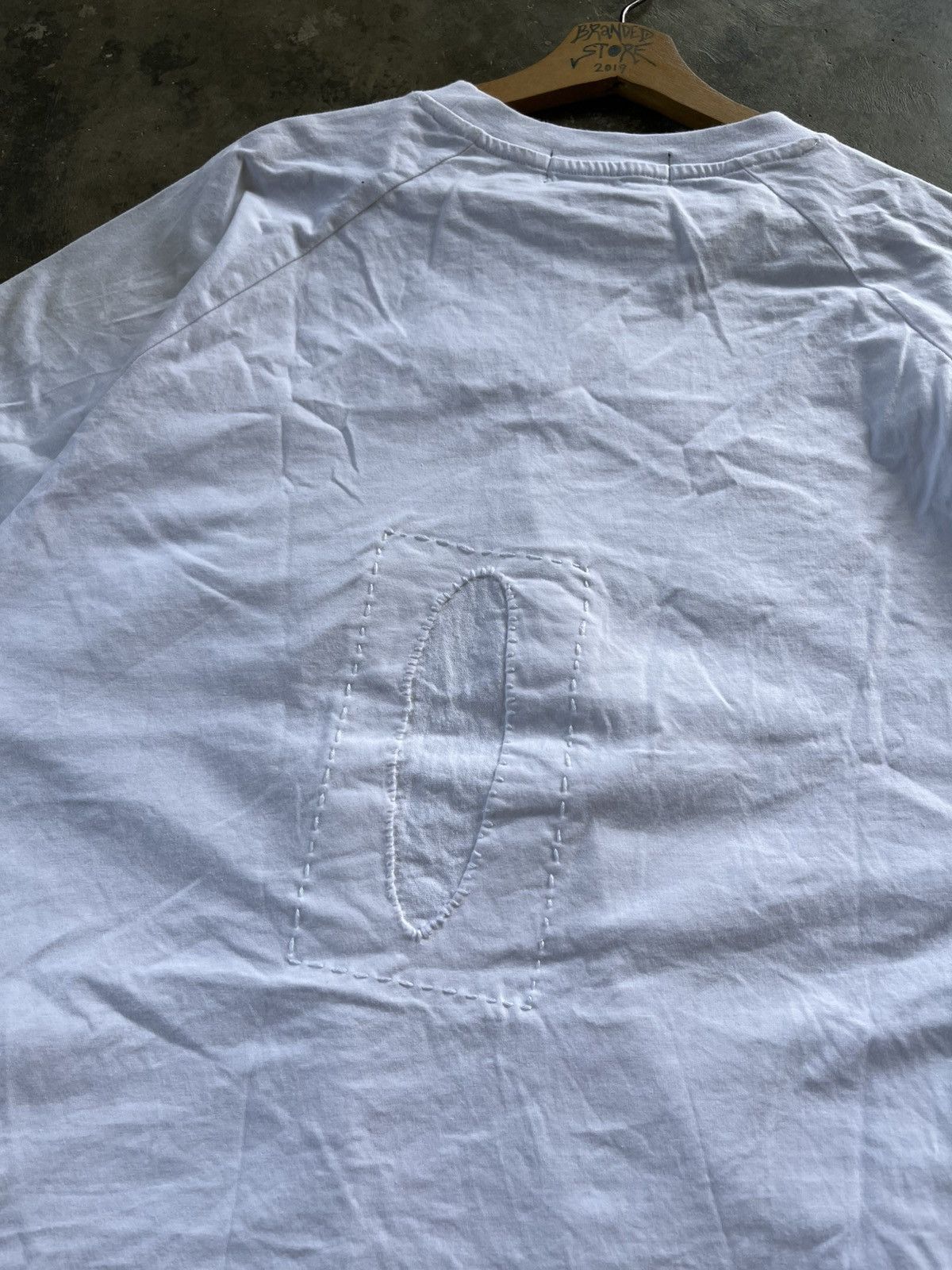 GU × Japanese Brand × Undercover GU X UNDERCOVER SASHIKO CUSTOME SINGLE POCKET TEE Size US M / EU 48-50 / 2 - 11 Thumbnail