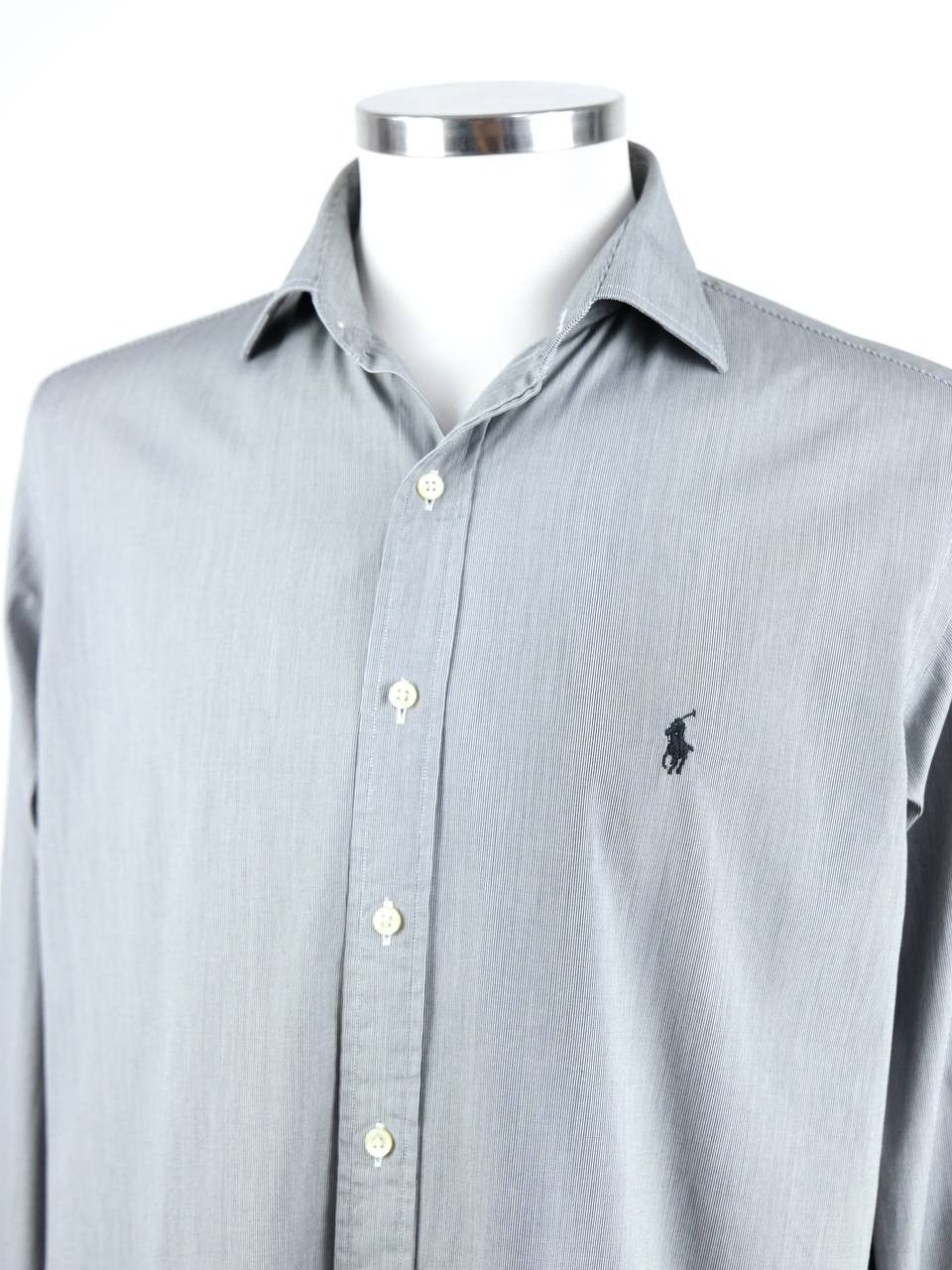 Polo Ralph Lauren POLO RALPH LAUREN Shirt in small stripes Size US XXL / EU 58 / 5 - 3 Thumbnail