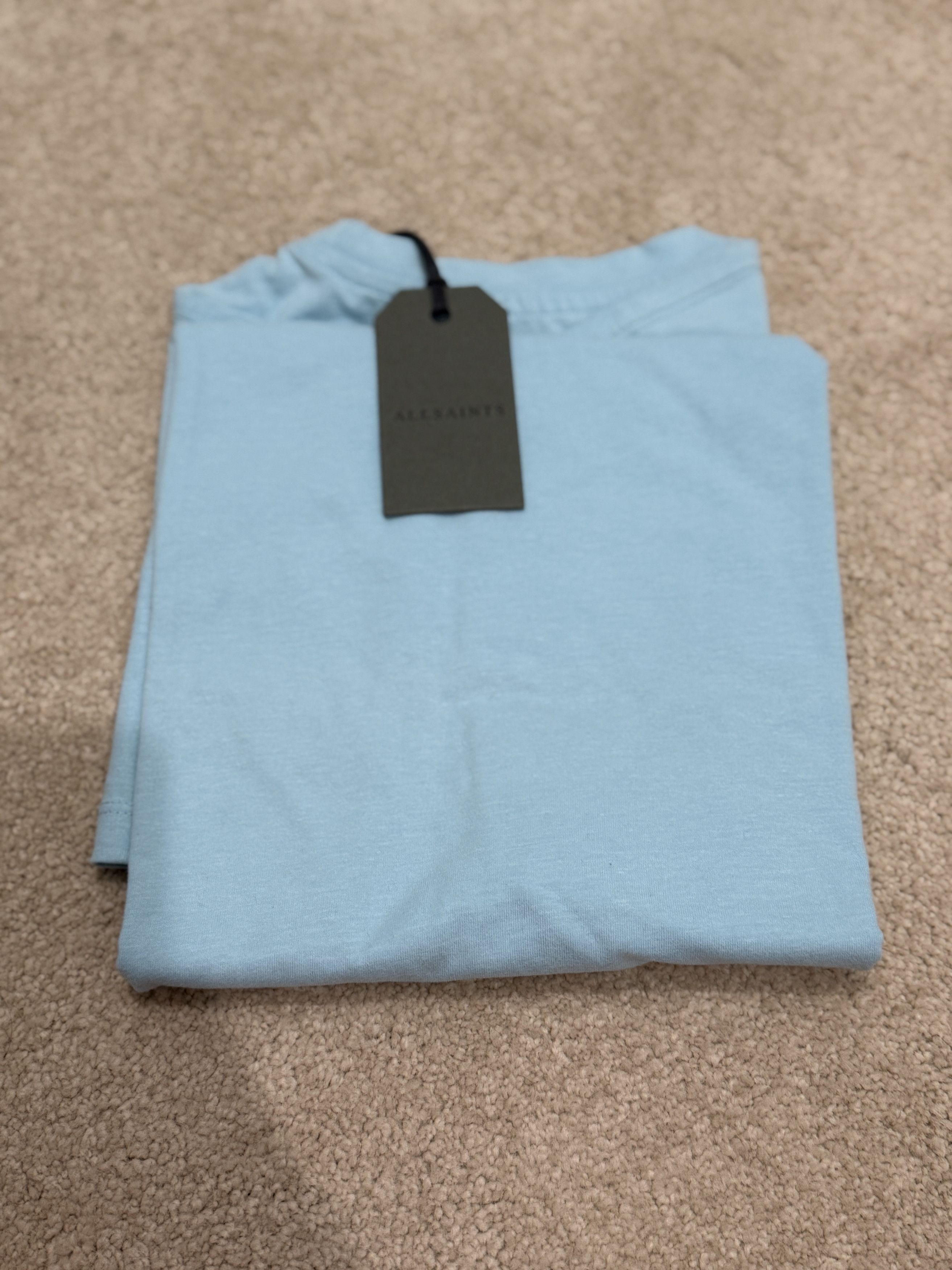 Allsaints All Saints Racing Tonic Crew Tee - Salt Blue - XS - NWT Size US XS / EU 42 / 0 - 6 Thumbnail