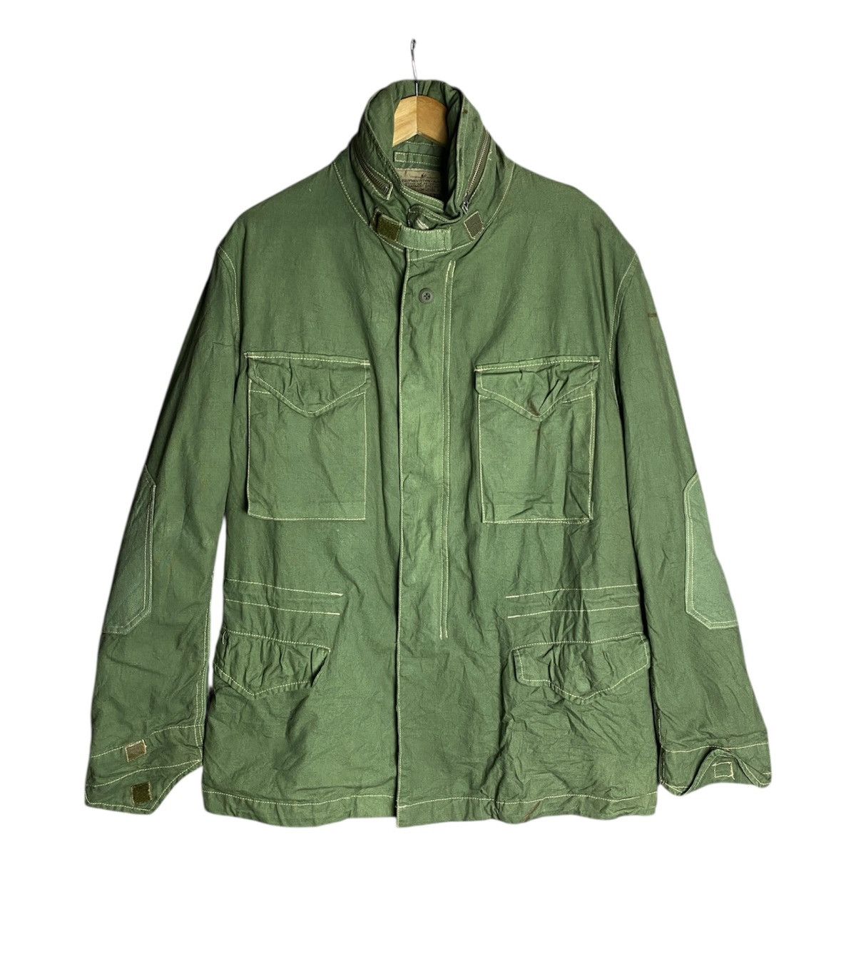 Avirex × Vintage 🇺🇸 Rare Avirex Green Camo USN M65 Field Jacket Size US XL / EU 56 / 4 - 2 Thumbnail
