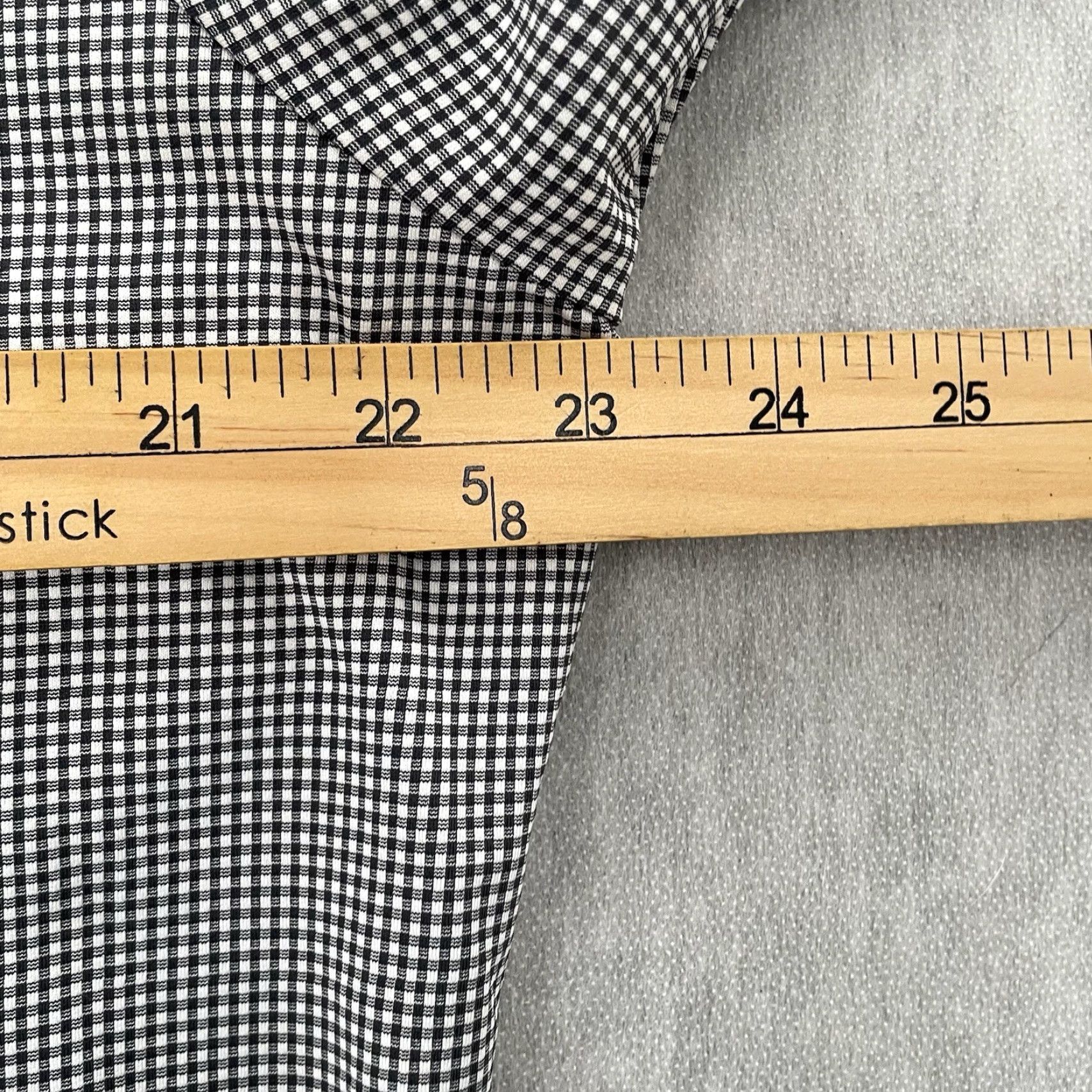 Mizzen+Main Mizzen+Main Shirt Adult Button Up XL Black White Stretch Trim Fit Made American Size US XL / EU 56 / 4 - 7 Thumbnail