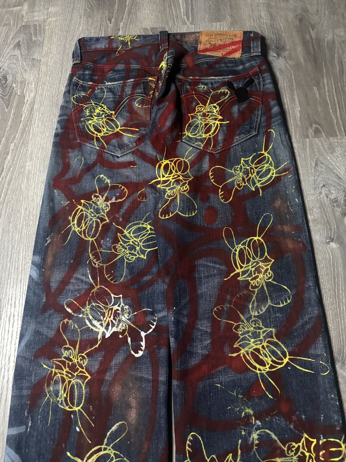 Skoloct skoloct 1/1 handpainted denim Size US 31 - 8 Thumbnail