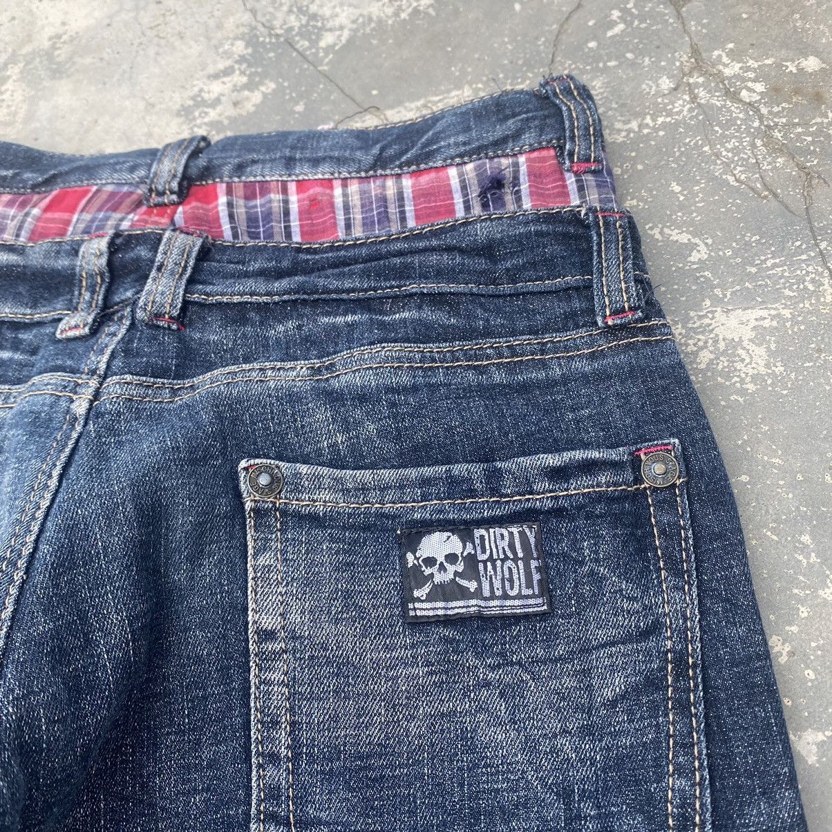 If Six Was Nine × Japanese Brand DIRTY WOLF Double Waist Jeans Size US 27 - 8 Thumbnail