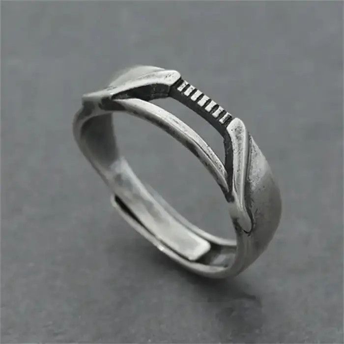 Jewelry Index Finger Hollow Lines Design Ring Size ONE SIZE - 2 Thumbnail