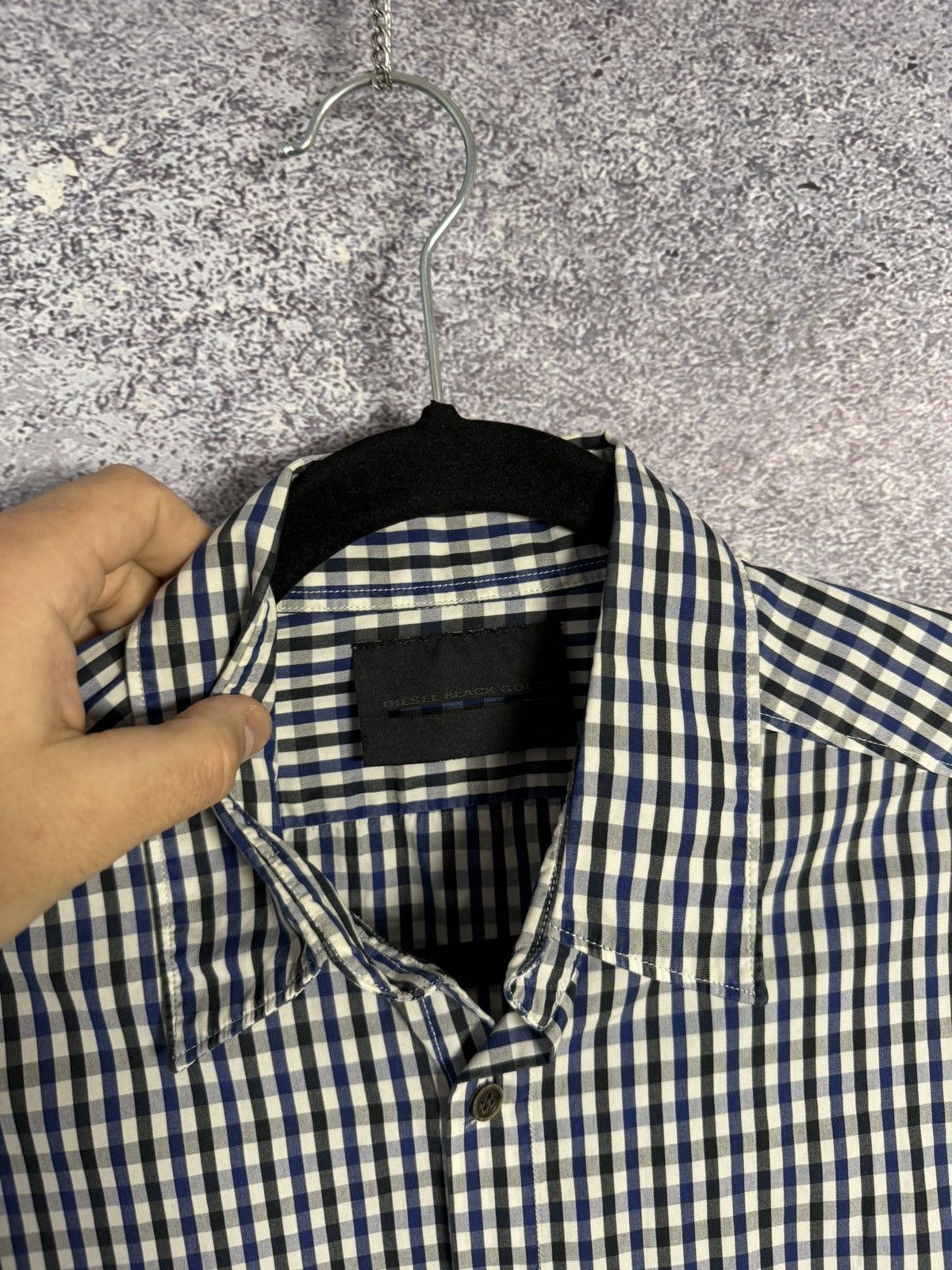 Diesel × Diesel Black Gold × Vintage Vintage Diesel Black Gold Man’s Shirt Button Up LS Small Size US S / EU 44-46 / 1 - 9 Thumbnail