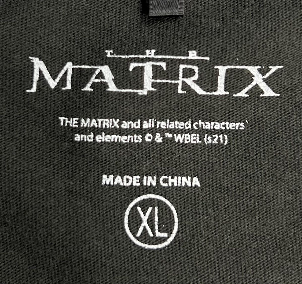 Vintage THE MATRIX AND ALL RELATED CHARACTERS AND ELEMENTS SHIRT Size US XL / EU 56 / 4 - 7 Thumbnail