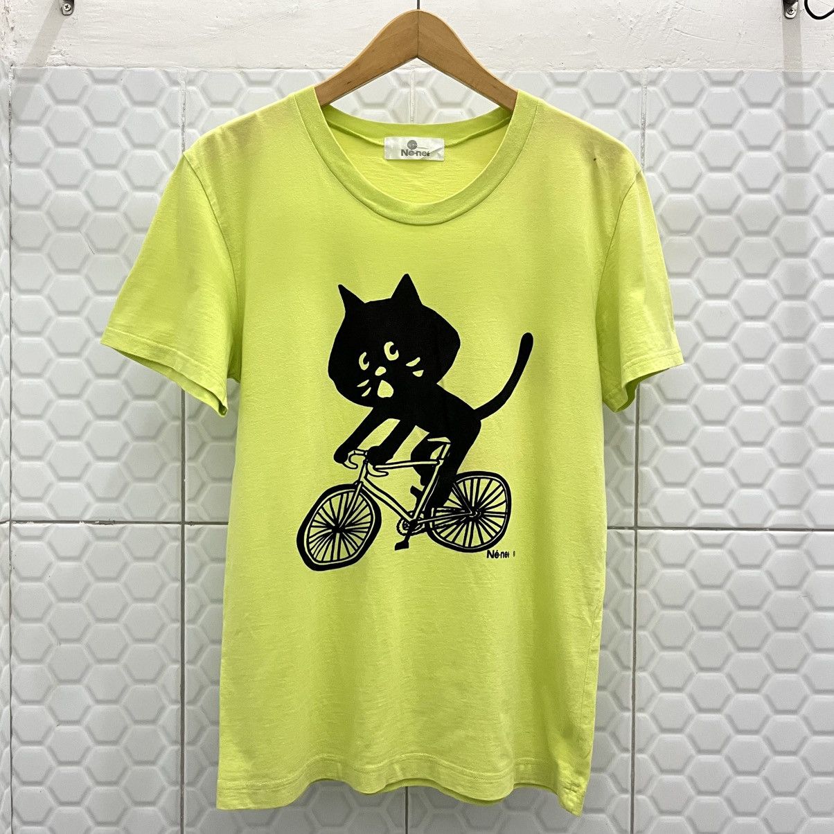 📢SENDOFFER📢Ne-net Issey Miyake Cat Tee
