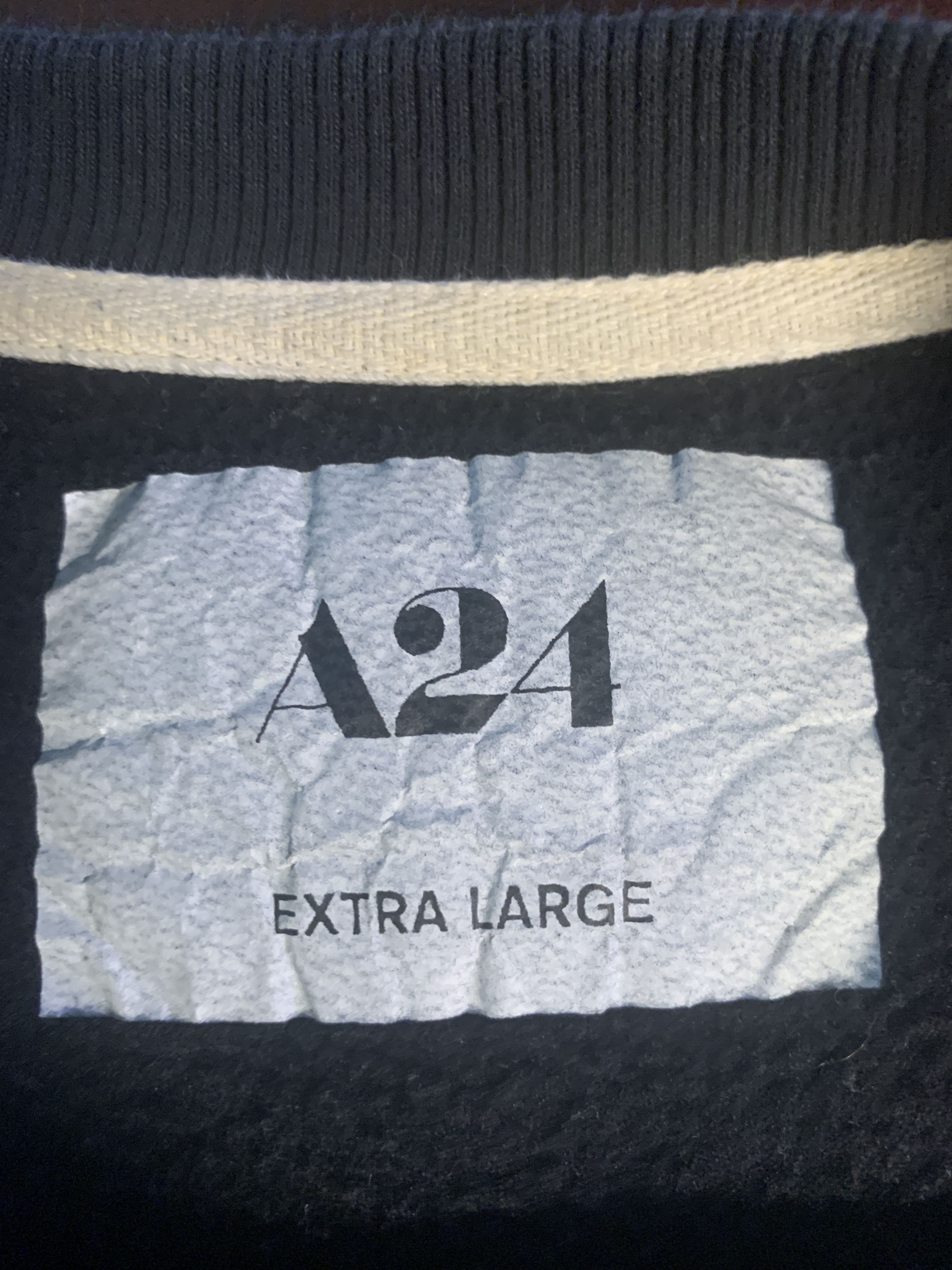 A24 A24 Logo Black Sweat Shirt Sold Out Archived XL Size US XL / EU 56 / 4 - 2 Thumbnail