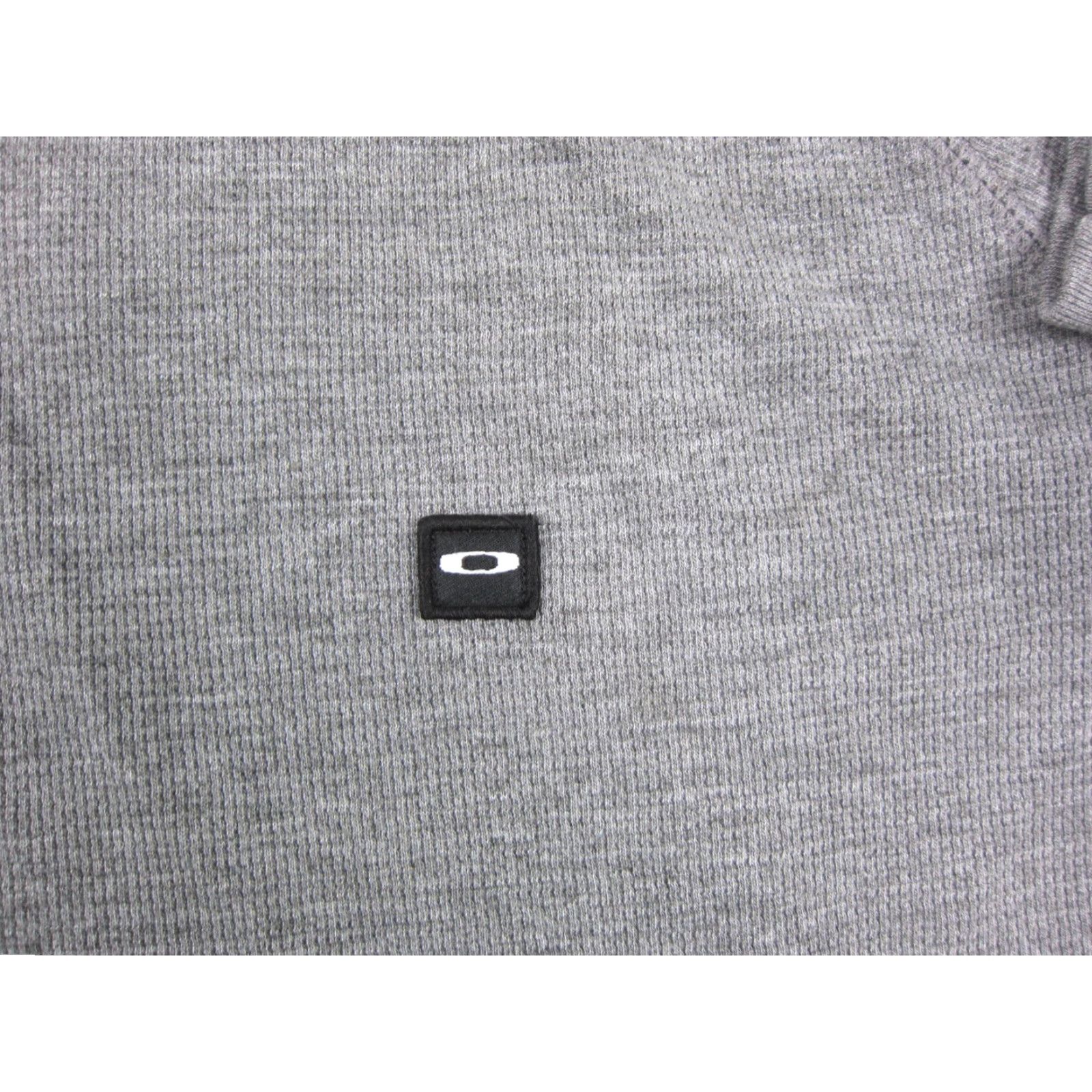 Oakley Oakley Shirt Mens XL Gray Thermal Knit Long Sleeve Crewneck T-Shirt Size US XL / EU 56 / 4 - 3 Thumbnail