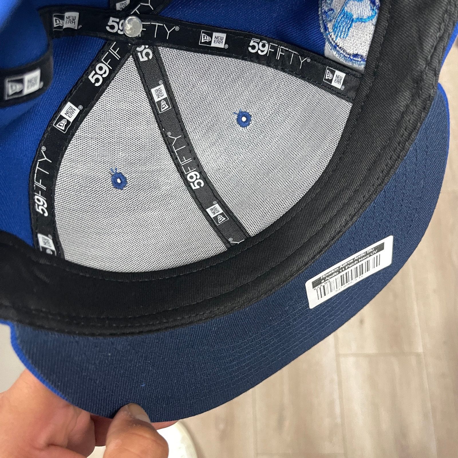 New Era Houston Astros NASA Spaceship apollo 11 Blue Fitted Hat CaP Size ONE SIZE - 7 Thumbnail
