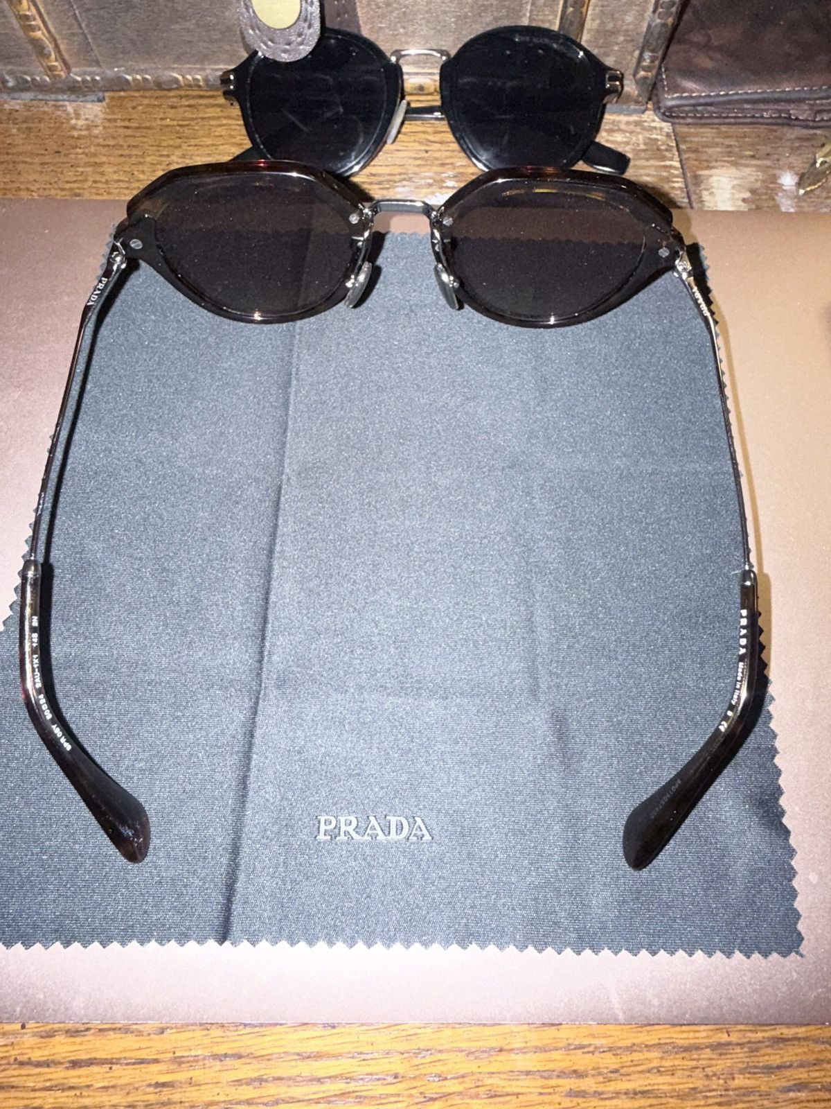 Prada Prada 0PR05YS 2AU1X1 Sunglasses Tortoise Women Size ONE SIZE - 5 Thumbnail