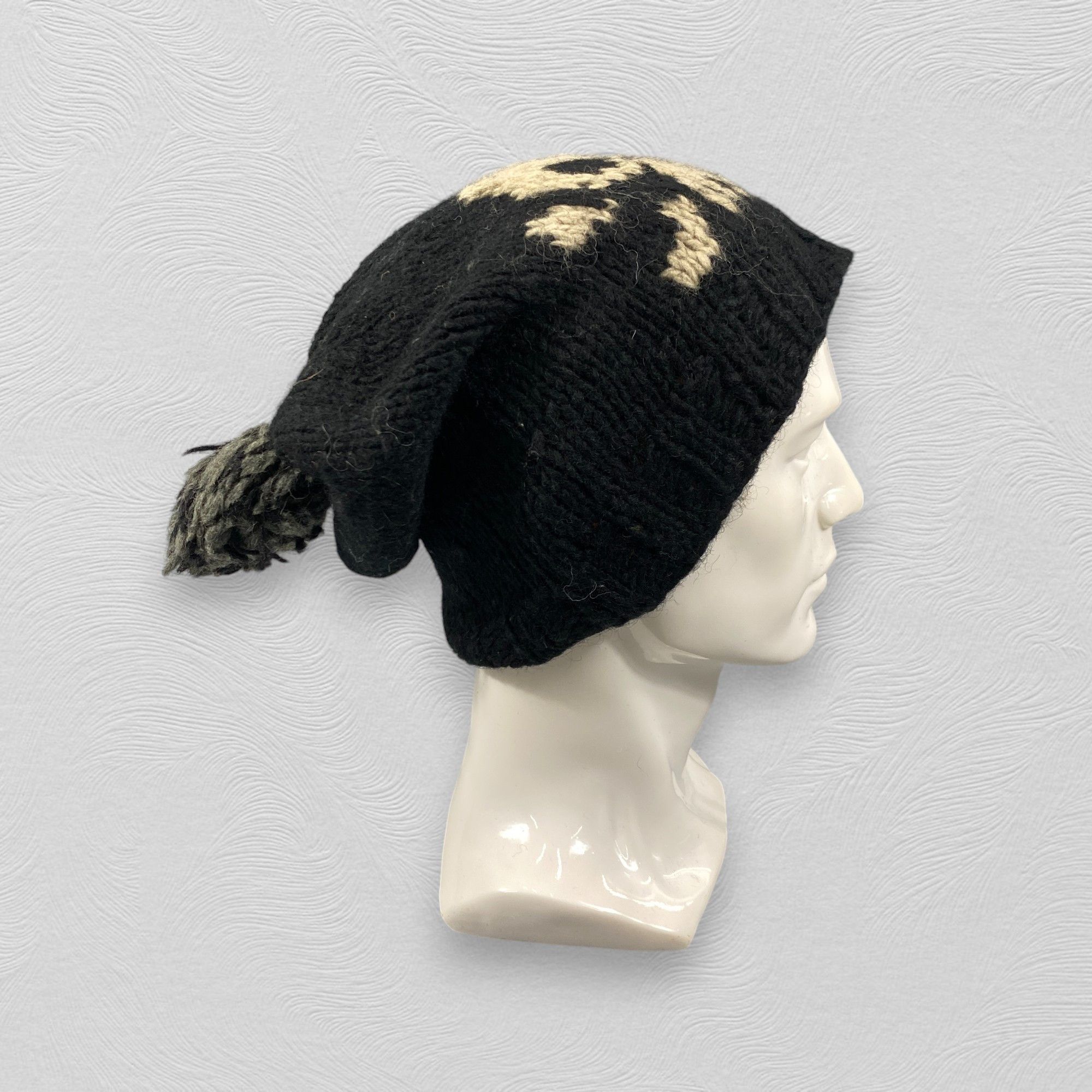 Japanese Brand Grace Hats Skull Slouchy Beanie Hats -BN1128 Size ONE SIZE - 3 Thumbnail