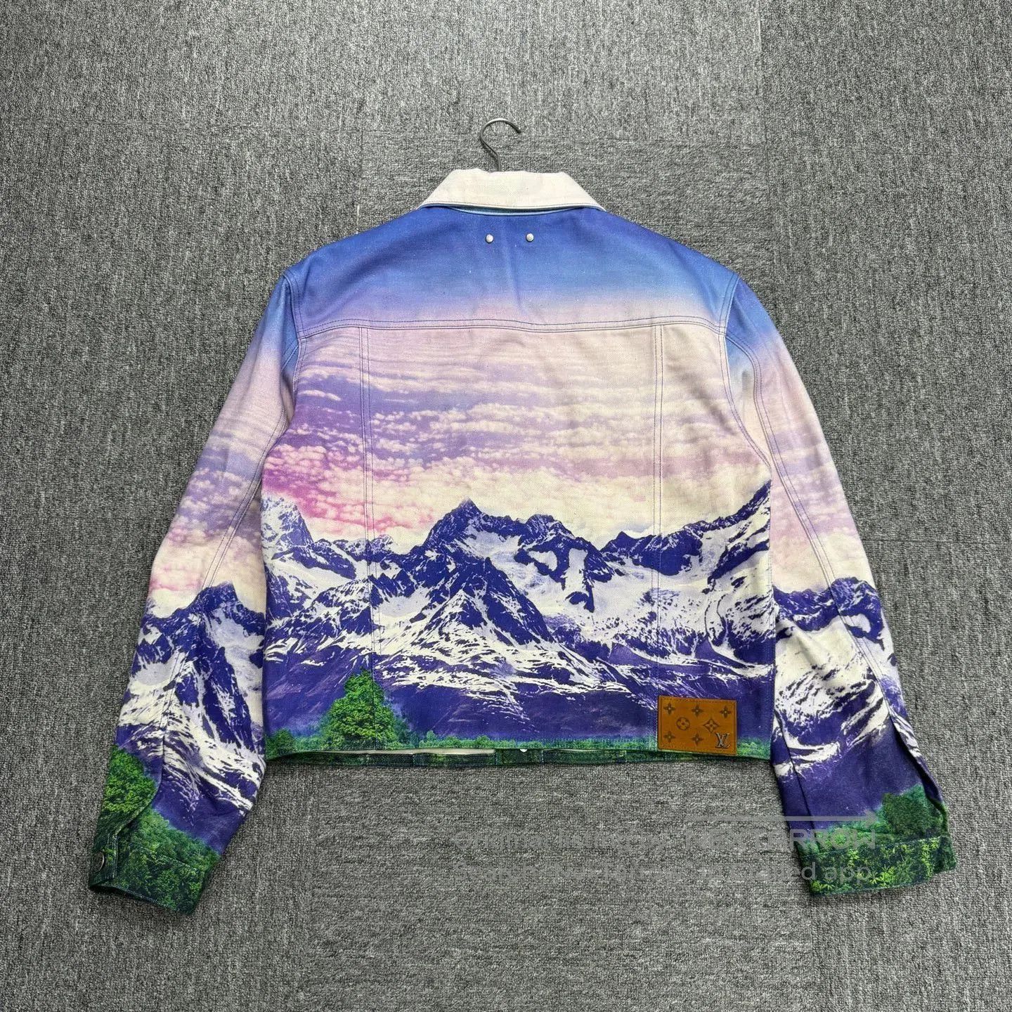 Louis Vuitton Multi Mountain Print Short Jacket. Size US M / EU 48-50 / 2 - 5 Thumbnail
