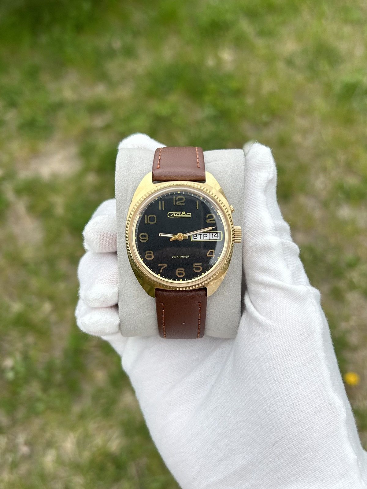 Vintage Vintage Watch Slava USSR Soviet Mechanical 1980s Size ONE SIZE - 12 Thumbnail
