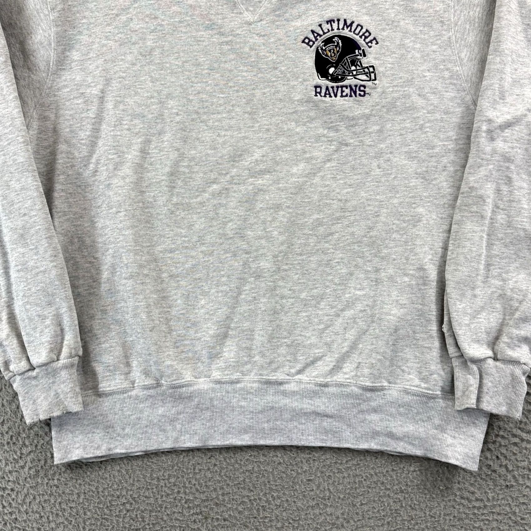 Champion VINTAGE Baltimore Ravens Sweatshirt Mens XL Gray Champion NFL 90s Sport Football Size US XL / EU 56 / 4 - 2 Thumbnail