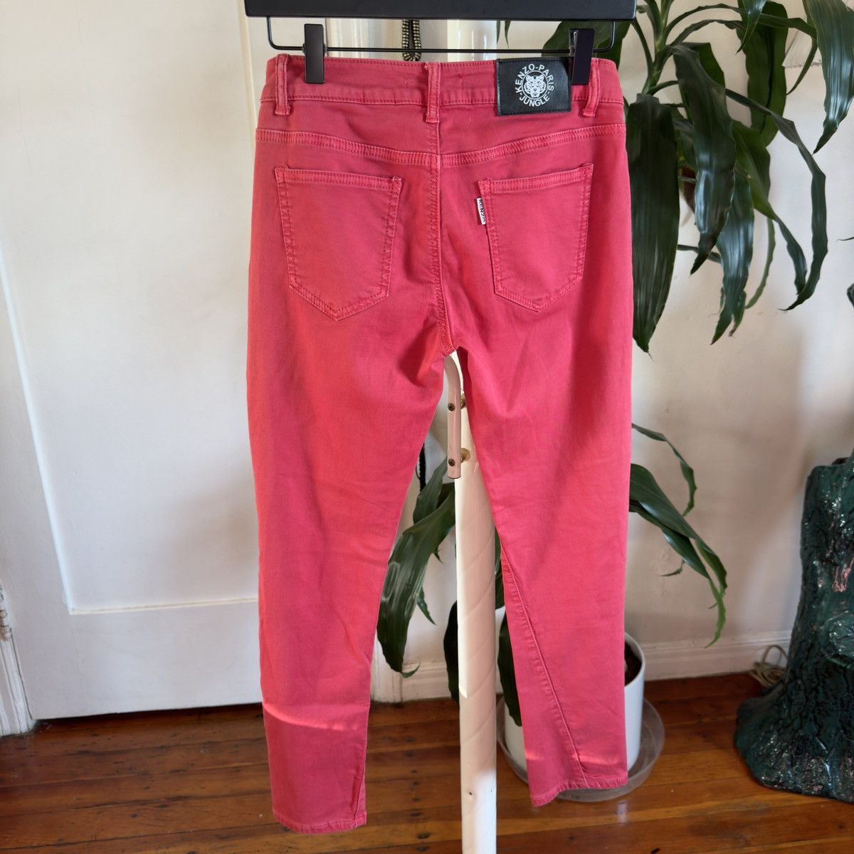 Kenzo Kenzo red cotton trouser Size 27" / US 4 / IT 40 - 2 Thumbnail