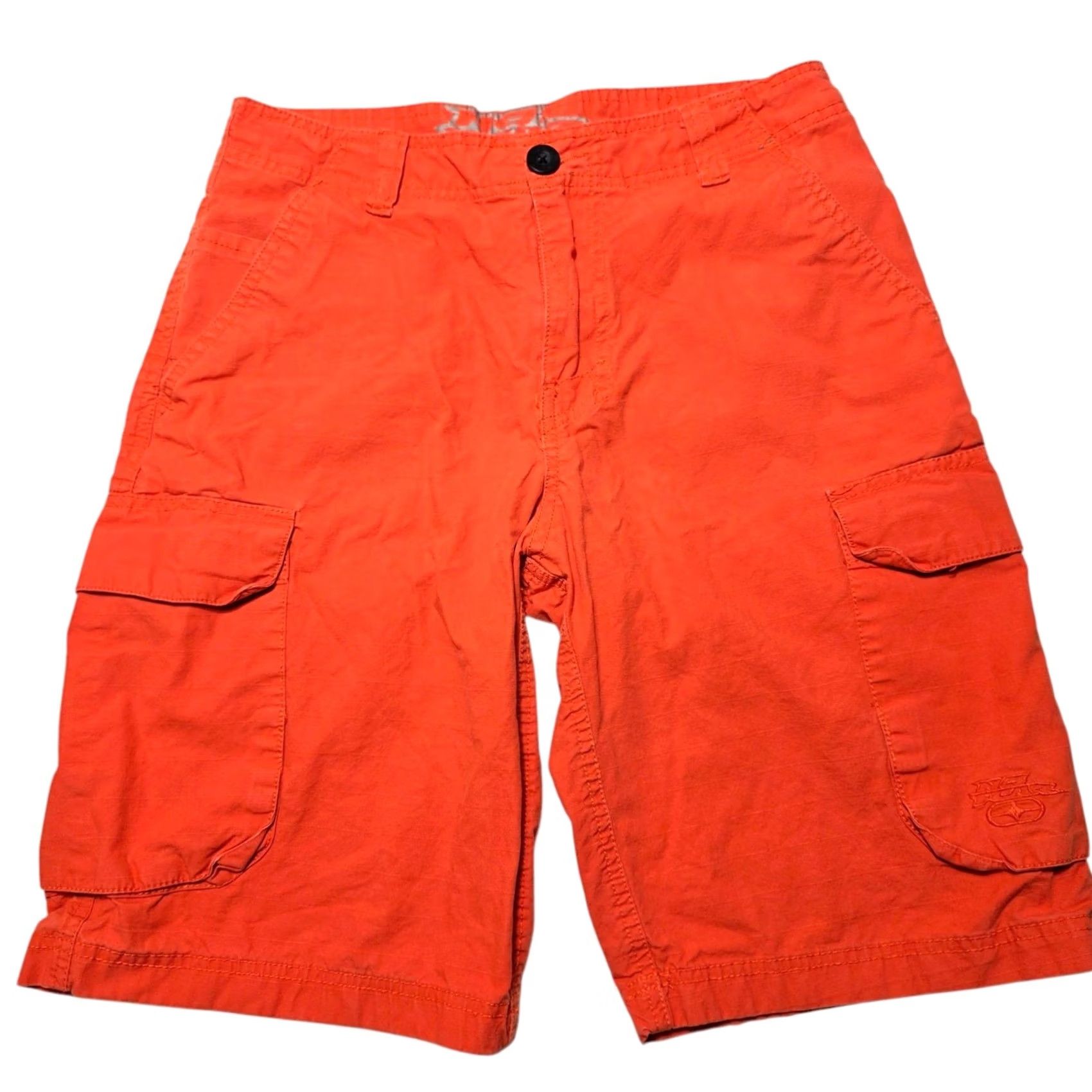 No Fear VINTAGE No Fear Cargo Shorts Casual Surf Swim Orange Pockets Mens Size 30 Size US 30 / EU 46 - 2 Thumbnail