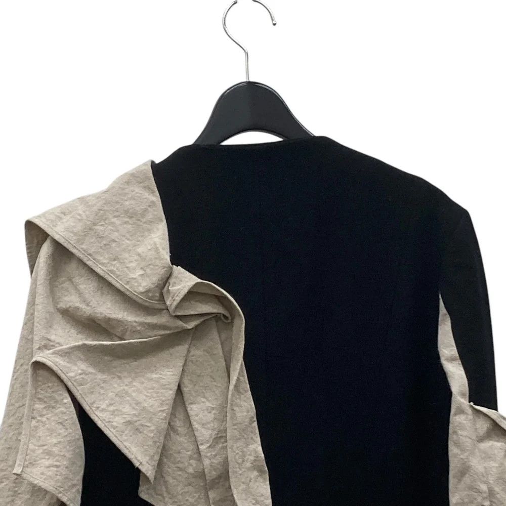 Yohji Yamamoto YOHJI YAMAMOTO 24AWL SLV Drape Detail Coat Size US M / EU 48-50 / 2 - 3 Thumbnail