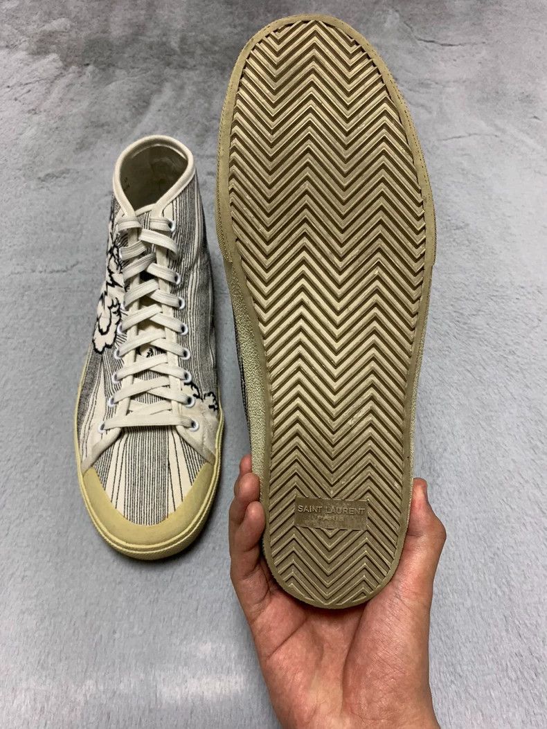Saint Laurent Paris Saint Laurent Paris 16ss runway high-top explosive boxing b Size US 10 / EU 43 - 4 Thumbnail