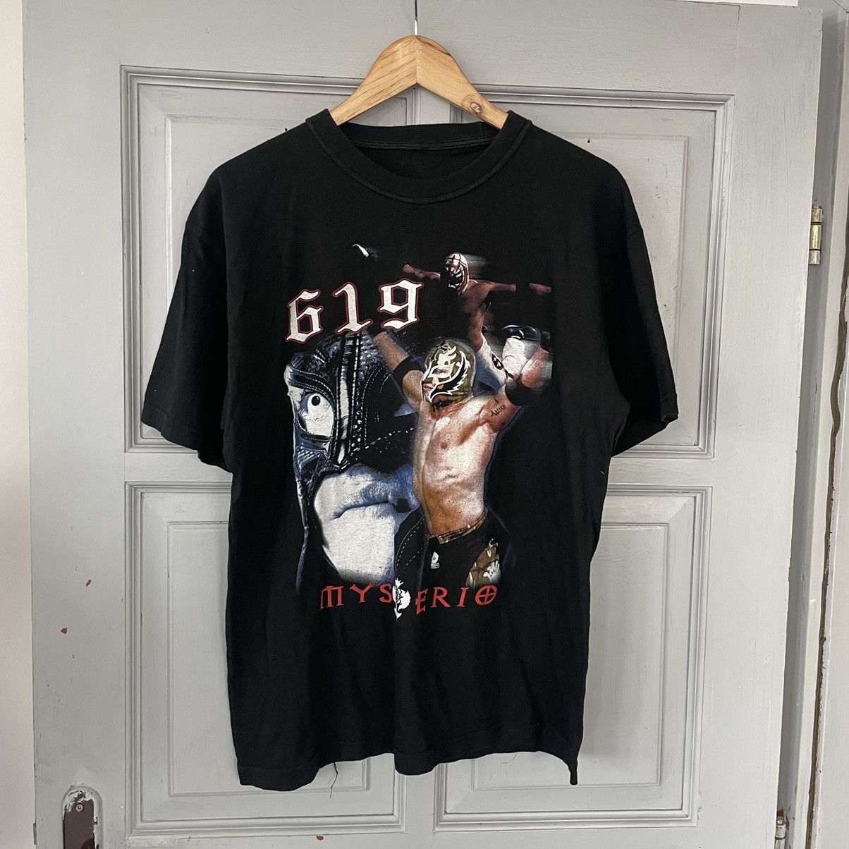 Vintage × WWE Vintage 00’s Rey Mysterio ‘619’ WWE T-shirt retro y2k Size US L / EU 52-54 / 3 - 1 Thumbnail