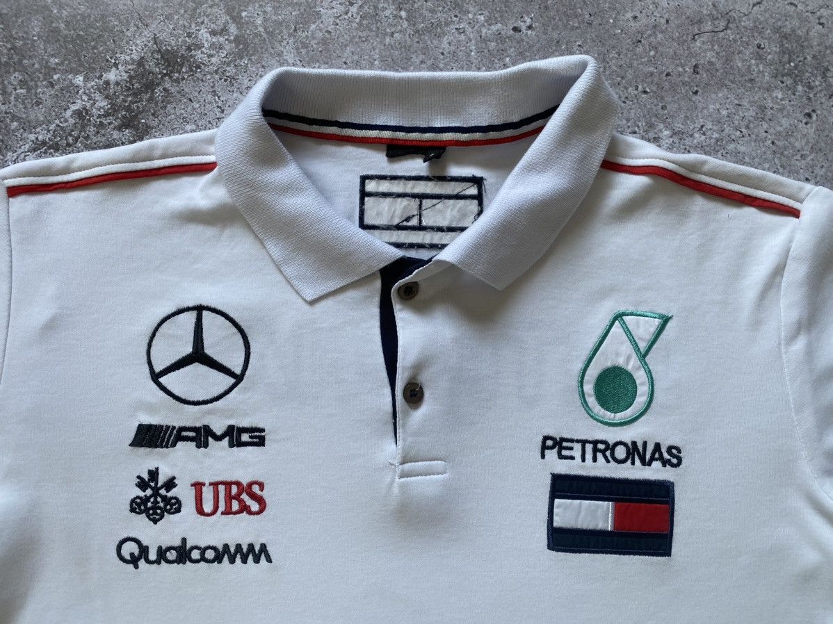 Mercedes-Benz × Vintage 🏁Petronas AMG Mercedes Benz F-1 Team Polos Racing 🏎️ Size US L / EU 52-54 / 3 - 2 Thumbnail