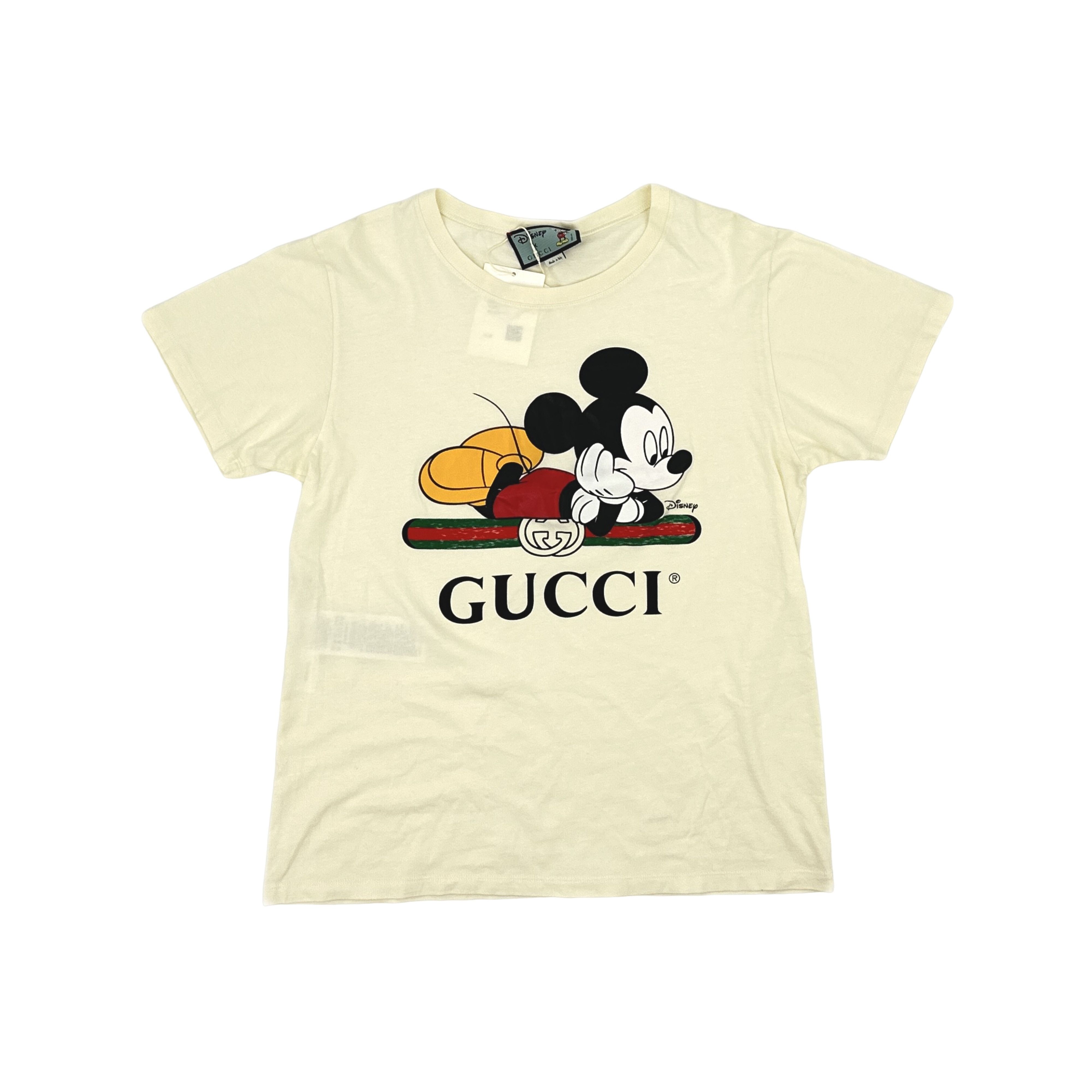 Gucci Gucci x Disney 2020 Mickey Mouse Logo T-Shirt S Size S / US 4 / IT 40 - 1 Thumbnail