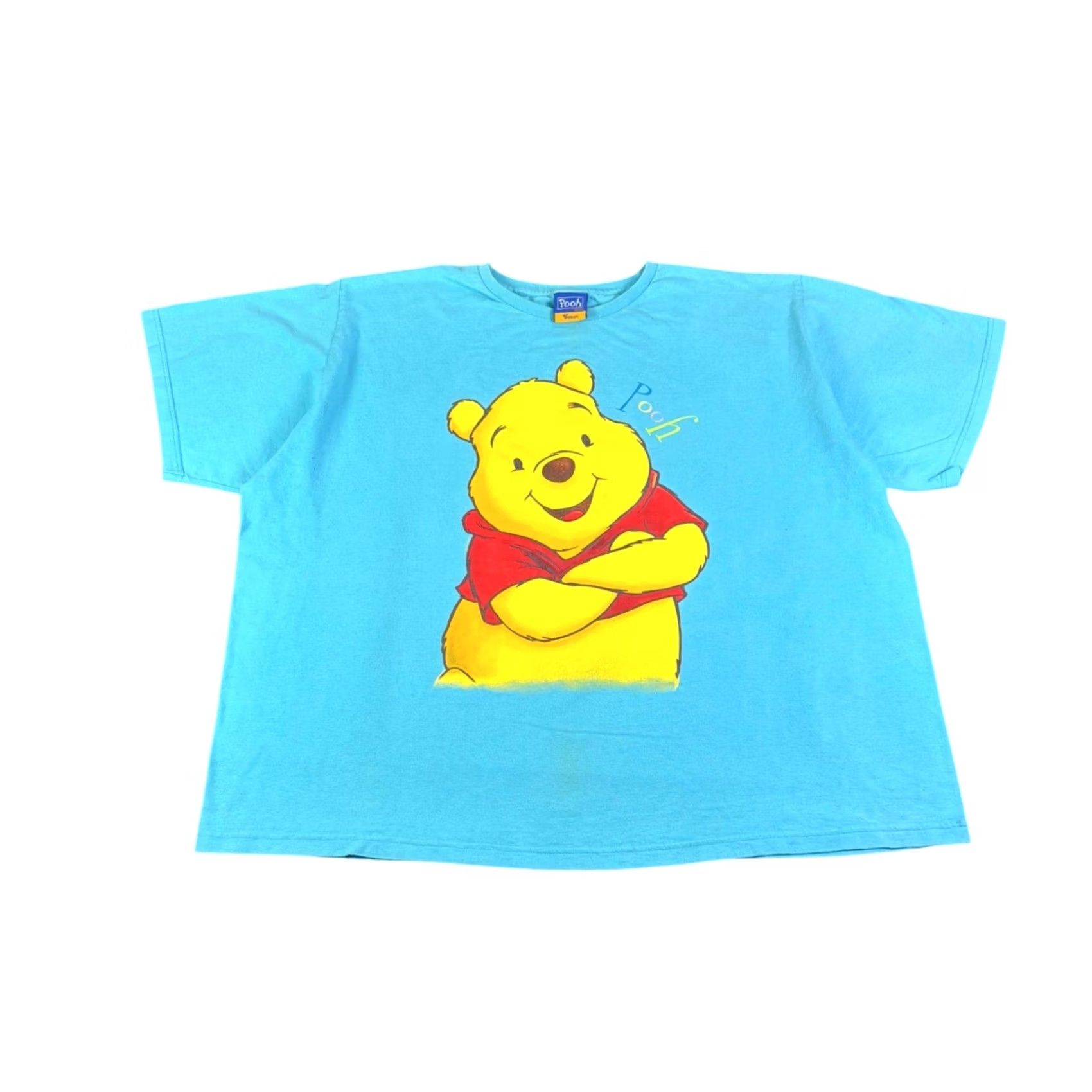 Disney VINTAGE Disney Winnie the Pooh T-Shirt Blue Graphic Tee Women Large Boxy 90s Size L / US 10 / IT 46 - 2 Thumbnail
