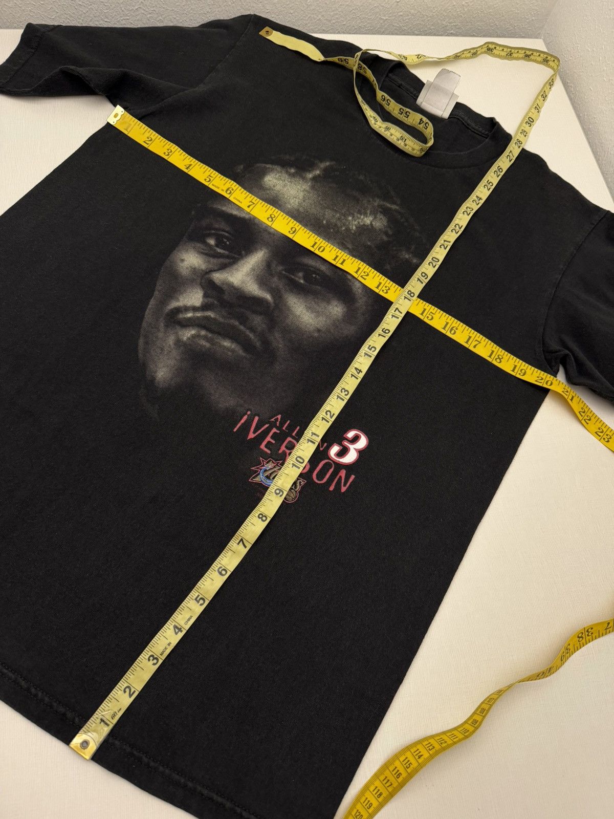 Lee Vintage 90s Allen Iverson Big Face Rap Tee 76ers LeeSport L Size US L / EU 52-54 / 3 - 5 Thumbnail