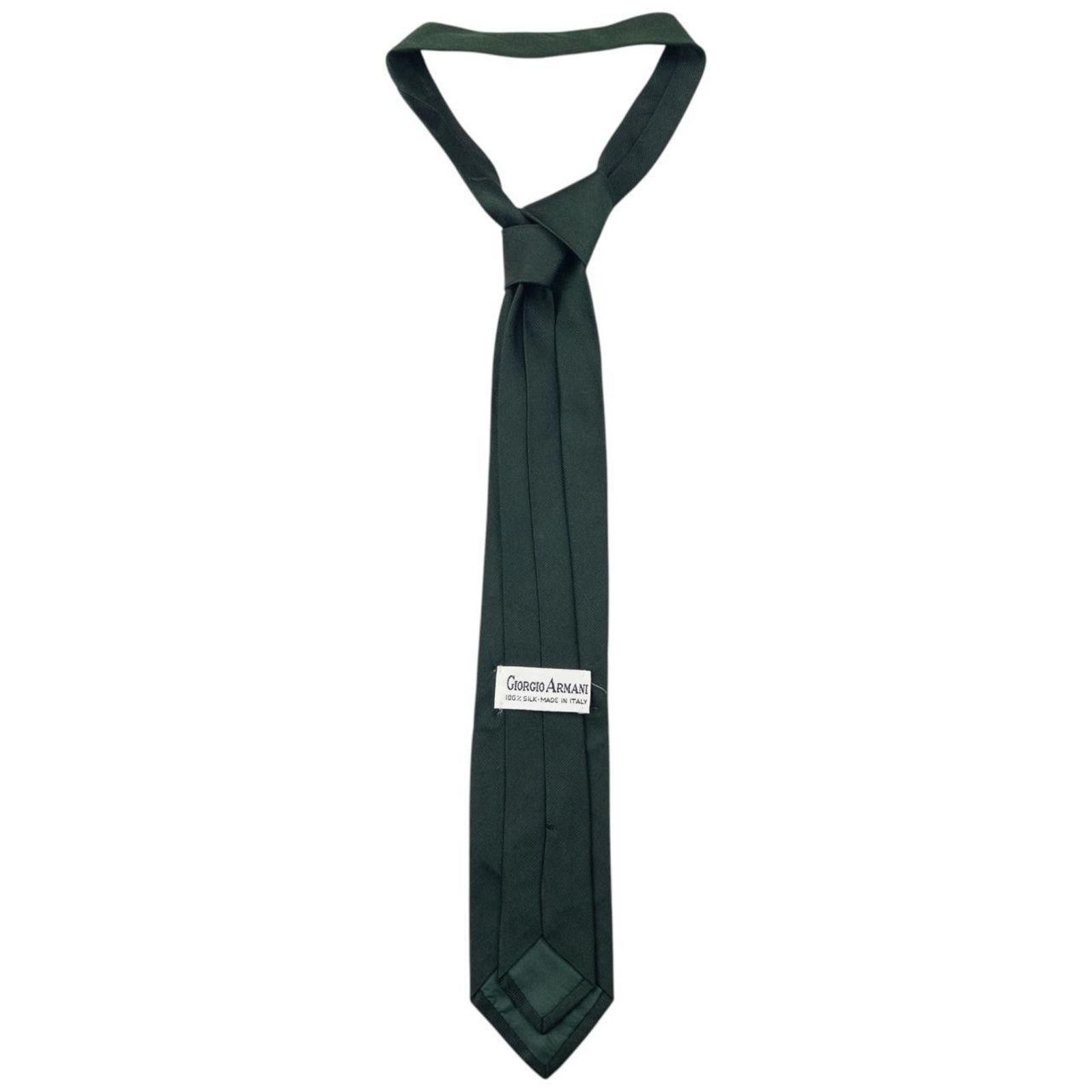 Giorgio Armani Vintage Giorgio Armani Silk Tie Size ONE SIZE - 2 Thumbnail