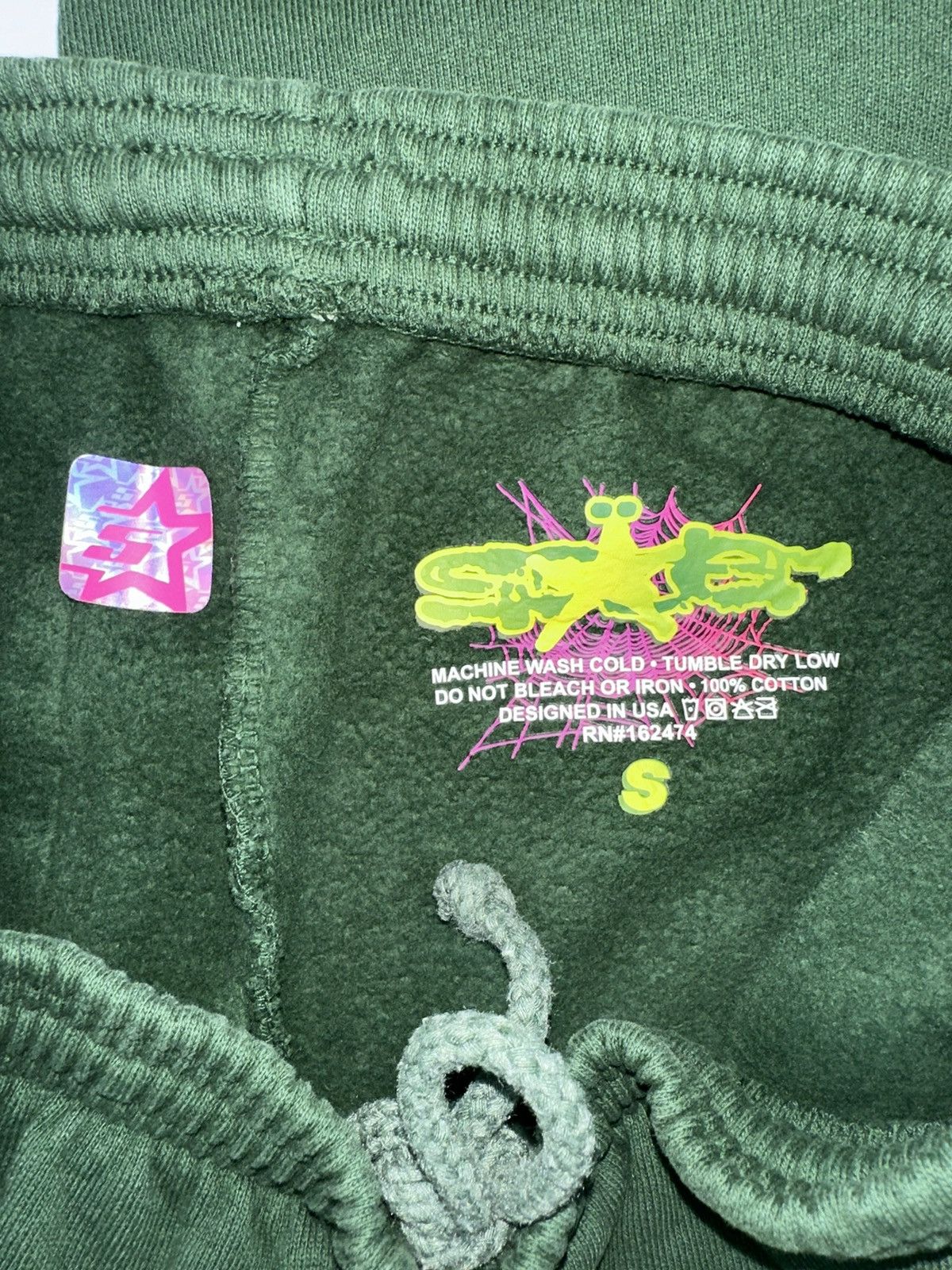 Sp5der Sp5der Hunter Green Sweatpants Size US 30 / EU 46 - 4 Thumbnail