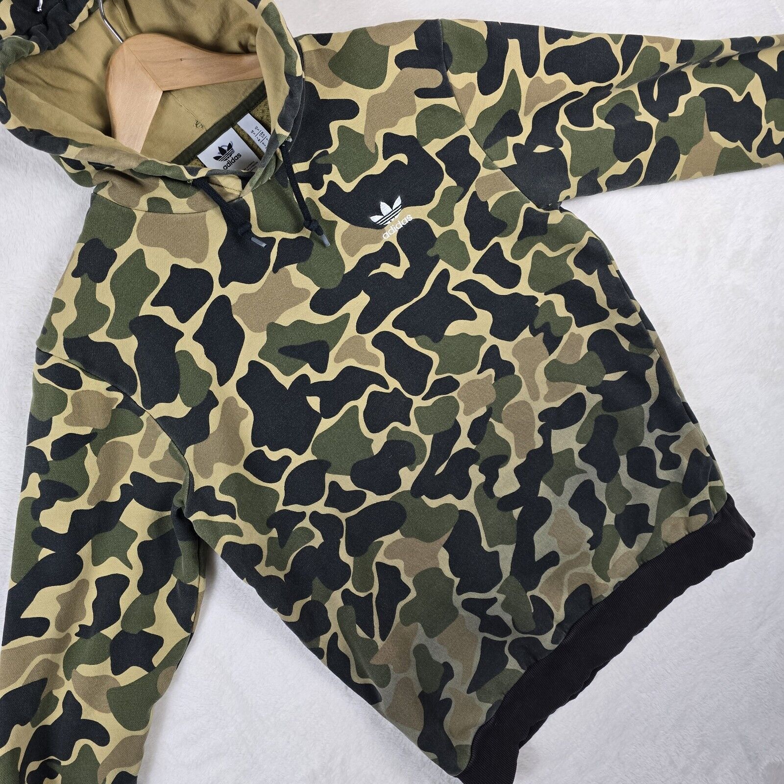 Adidas Adidas Camo Fade Hoodie Mens Size Small Trefoil Dip Dyed Size US S / EU 44-46 / 1 - 9 Thumbnail