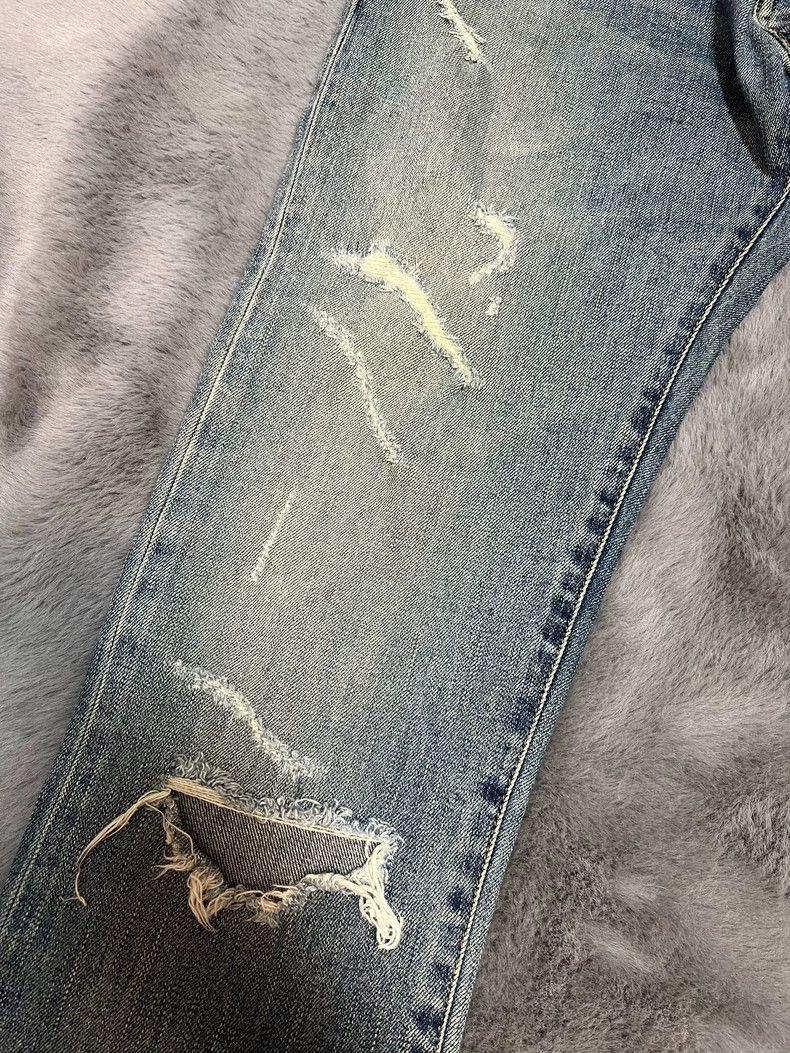 Saint Laurent Paris saint Laurent paris15 Fall/Winter Washed Blue Wrecking Jea Size US 32 / EU 48 - 6 Thumbnail