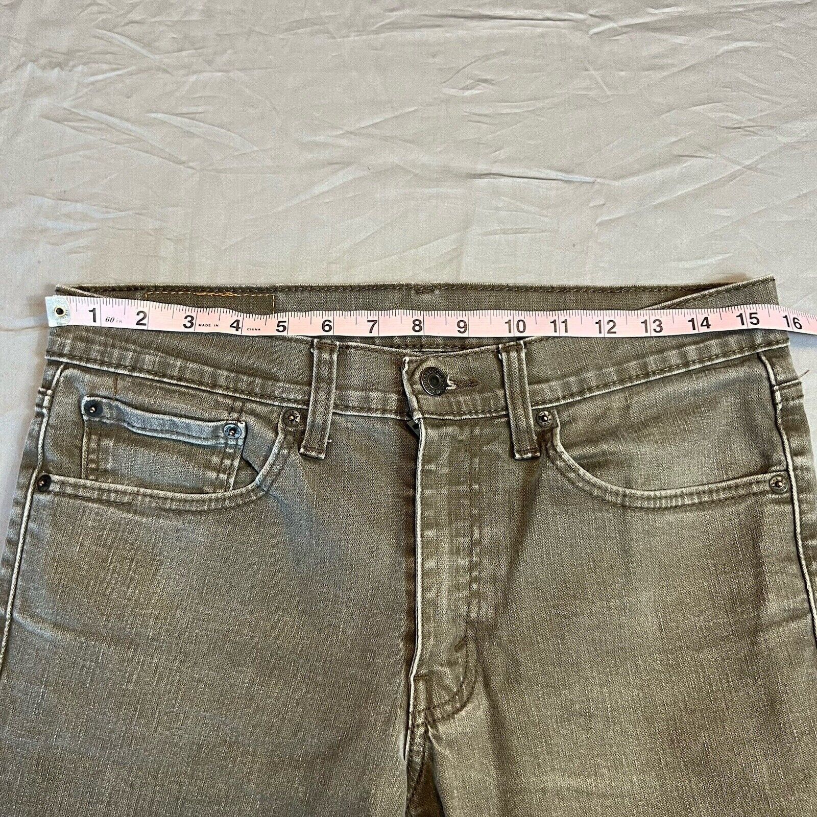 Levi's Levi’s 511 Jeans Men’s 31x32 Gray Slim Fit Flex Mid Rise Size US 31 - 4 Thumbnail
