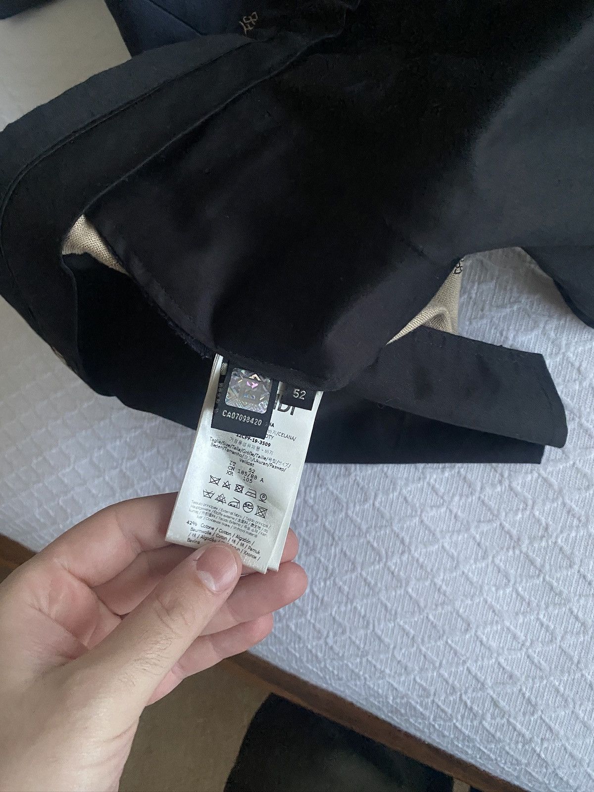 Fendi Fendi Monogram Trousers Size 52R - 6 Thumbnail