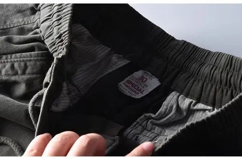 Jean Multi-pocket casual straight-leg cargo pants Size US 32 / EU 48 - 5 Thumbnail