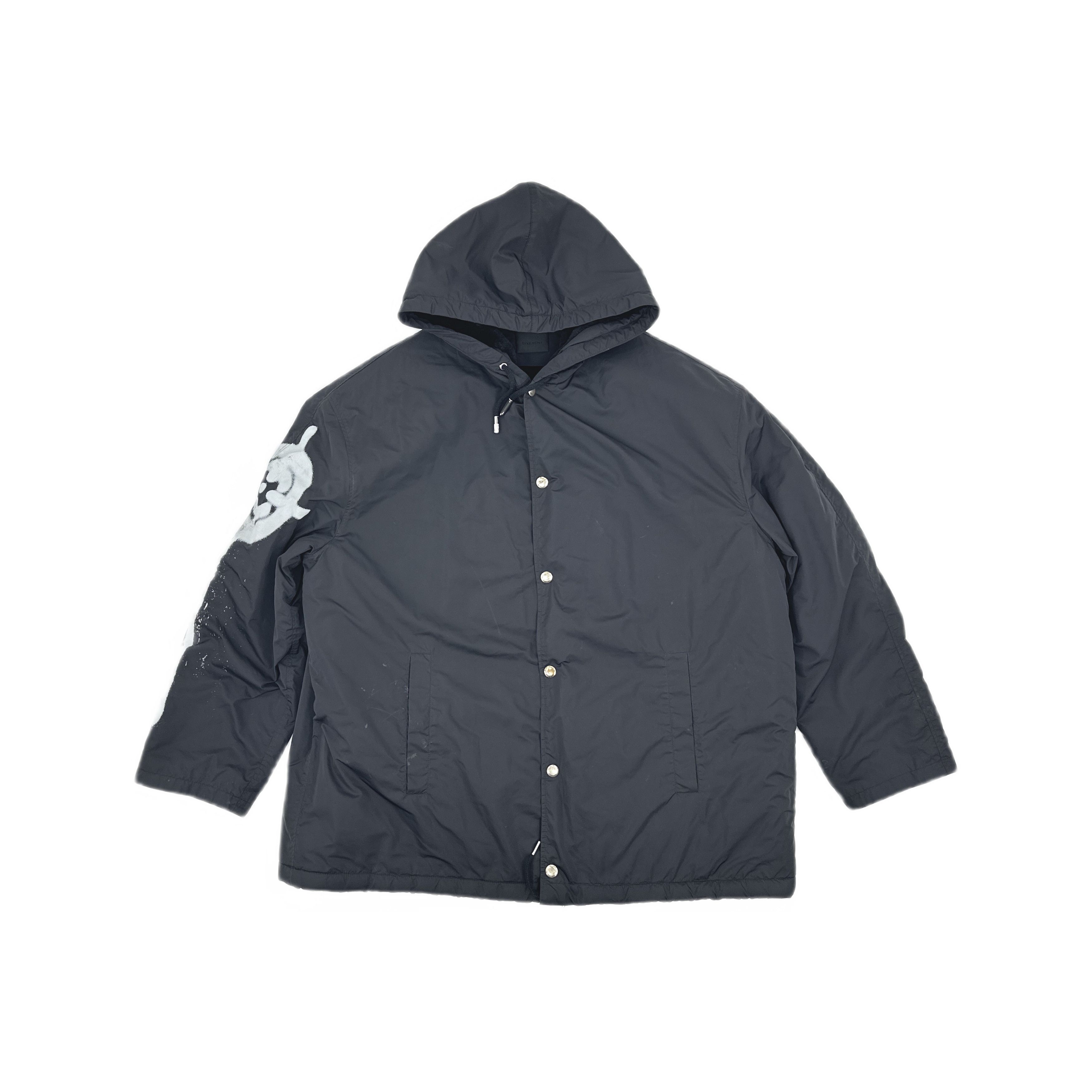 Givenchy Givenchy x Chito Spray Print Hooded Jacket Size 50 Size US M / EU 48-50 / 2 - 1 Thumbnail