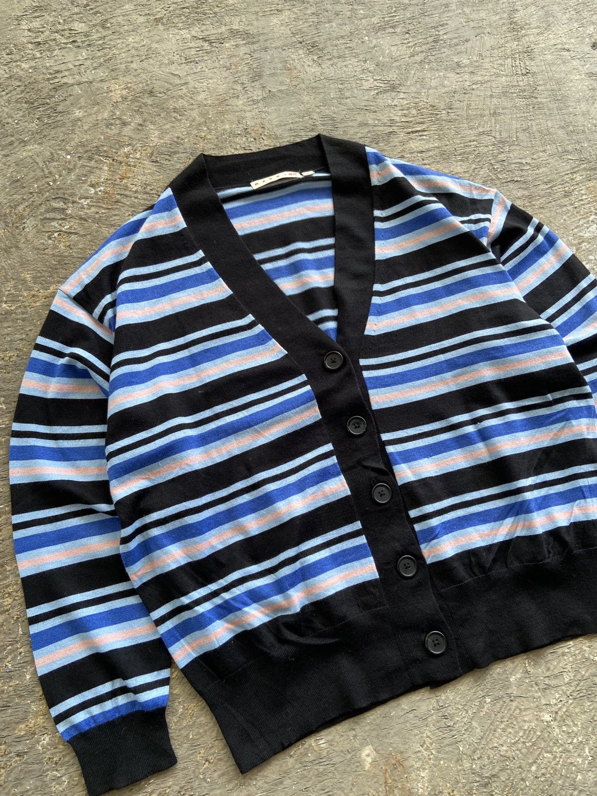 Marni × Uniqlo Marni x Uniqlo - Stripe Multi Colour Cardigan Knitwear Size US M / EU 48-50 / 2 - 2 Thumbnail