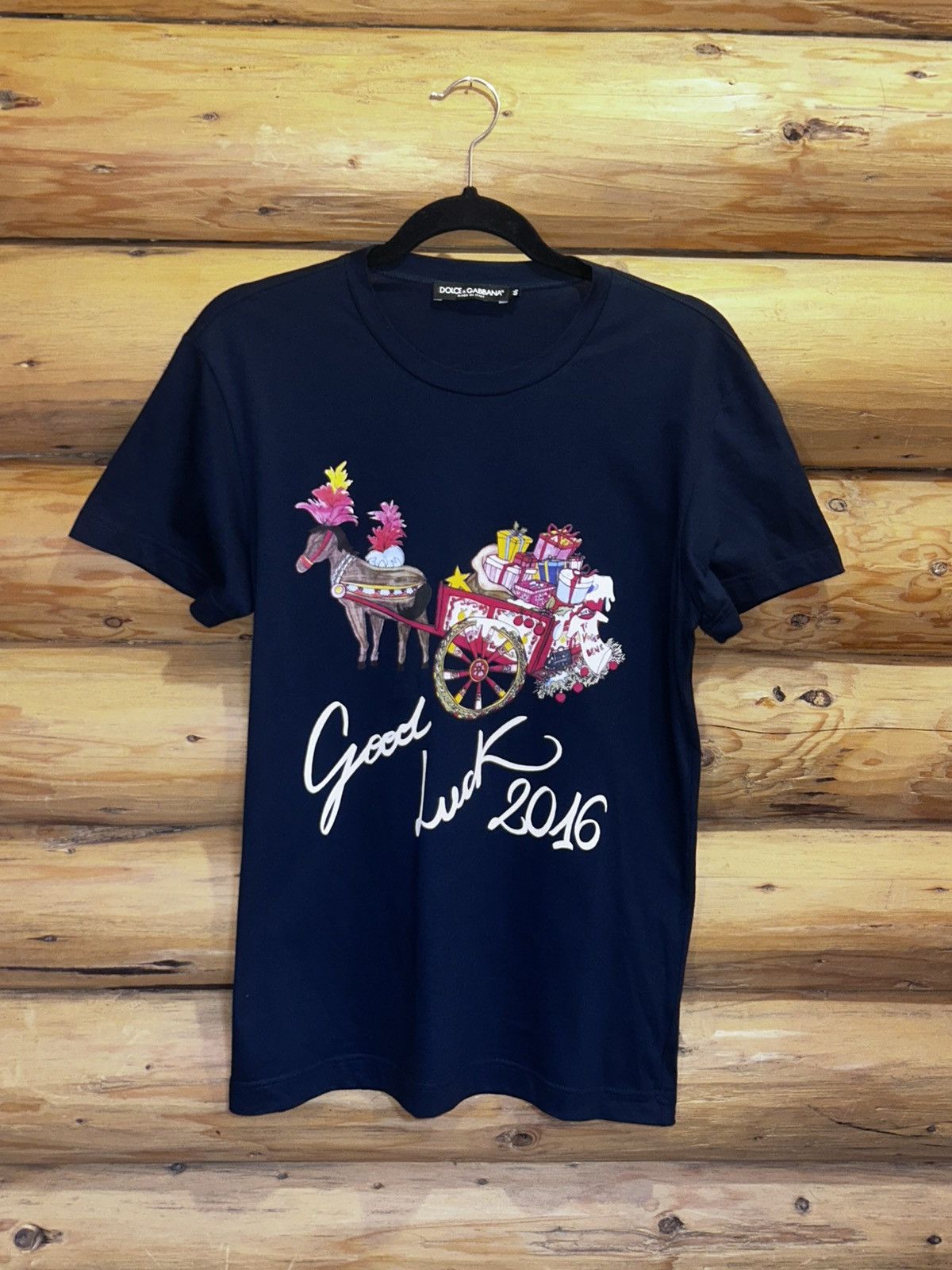 Dolce & Gabbana Dolce & Gabbana “Good Luck 2016” Graphic Luxury Size US S / EU 44-46 / 1 - 11 Thumbnail
