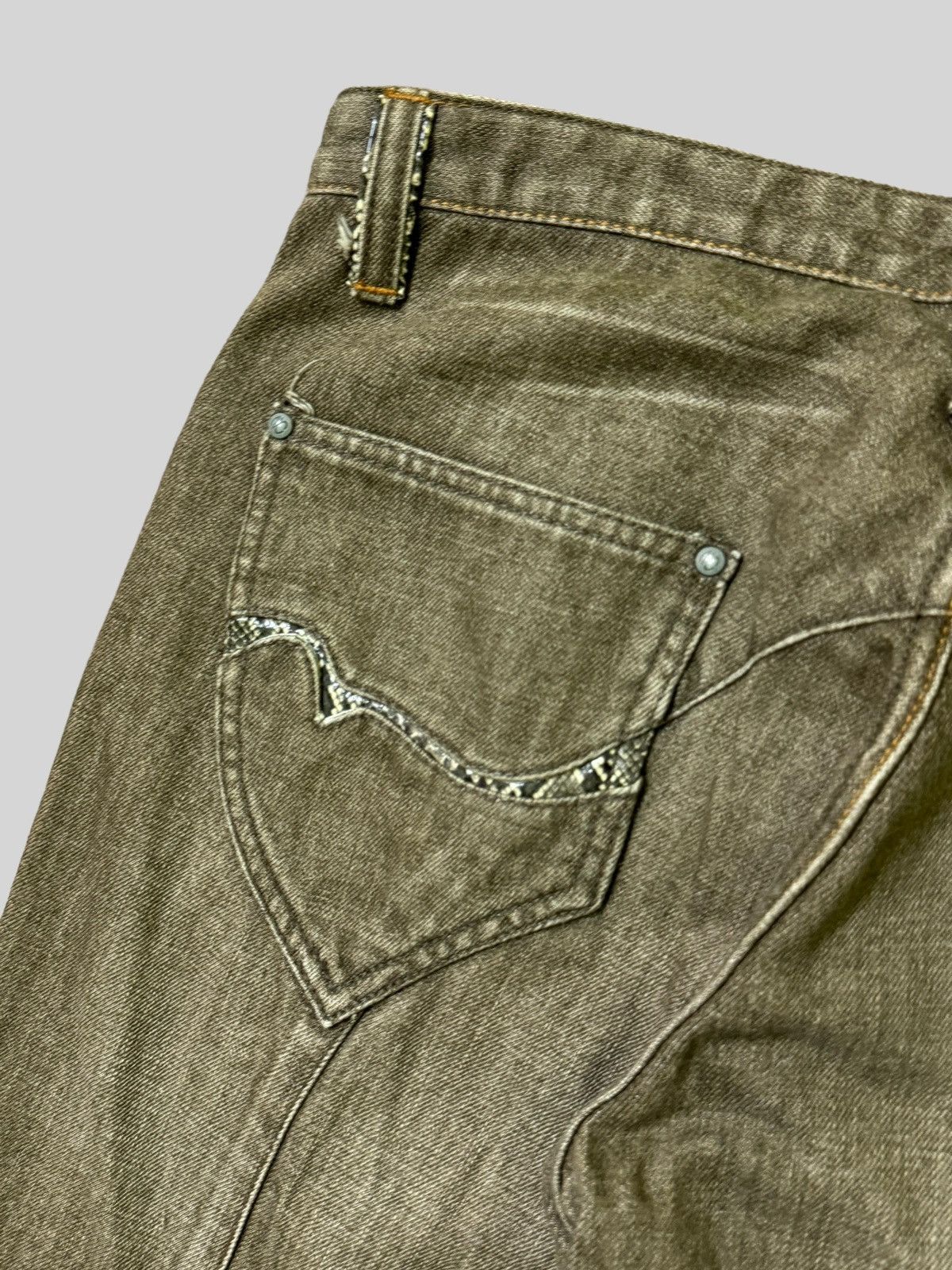 Nicole Club Nicole Club For Men Snake PocketFlare Design Jeans Size US 32 / EU 48 - 14 Thumbnail
