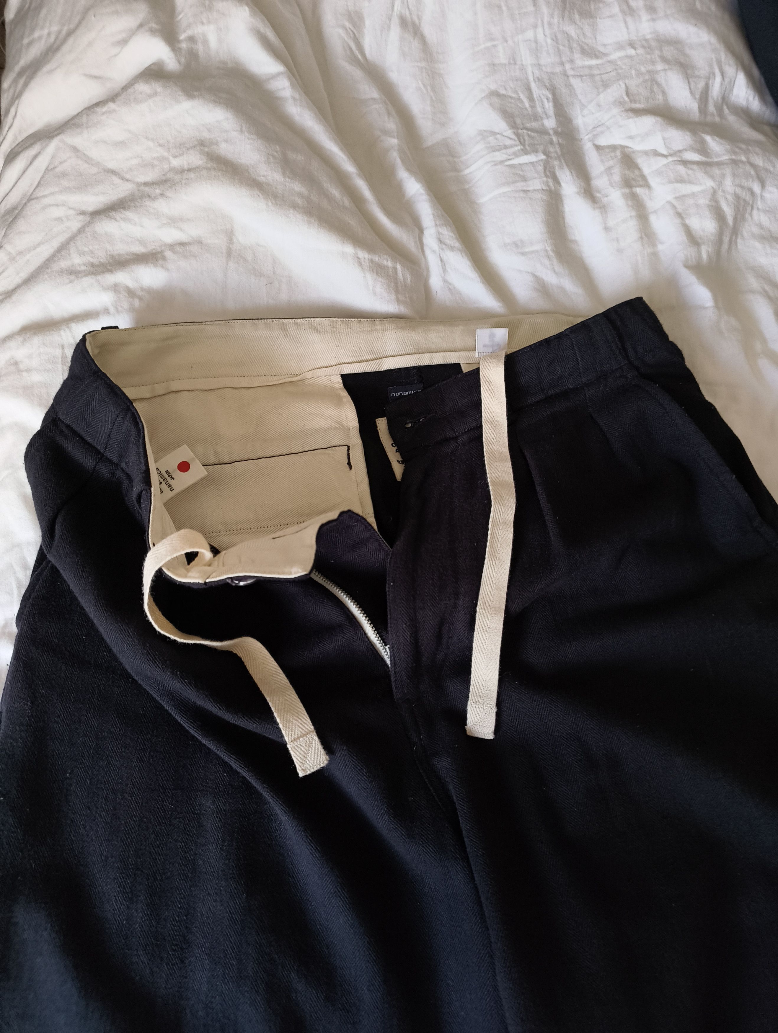 Nanamica Cotton wool pants - deep sea Size US 30 / EU 46 - 2 Thumbnail