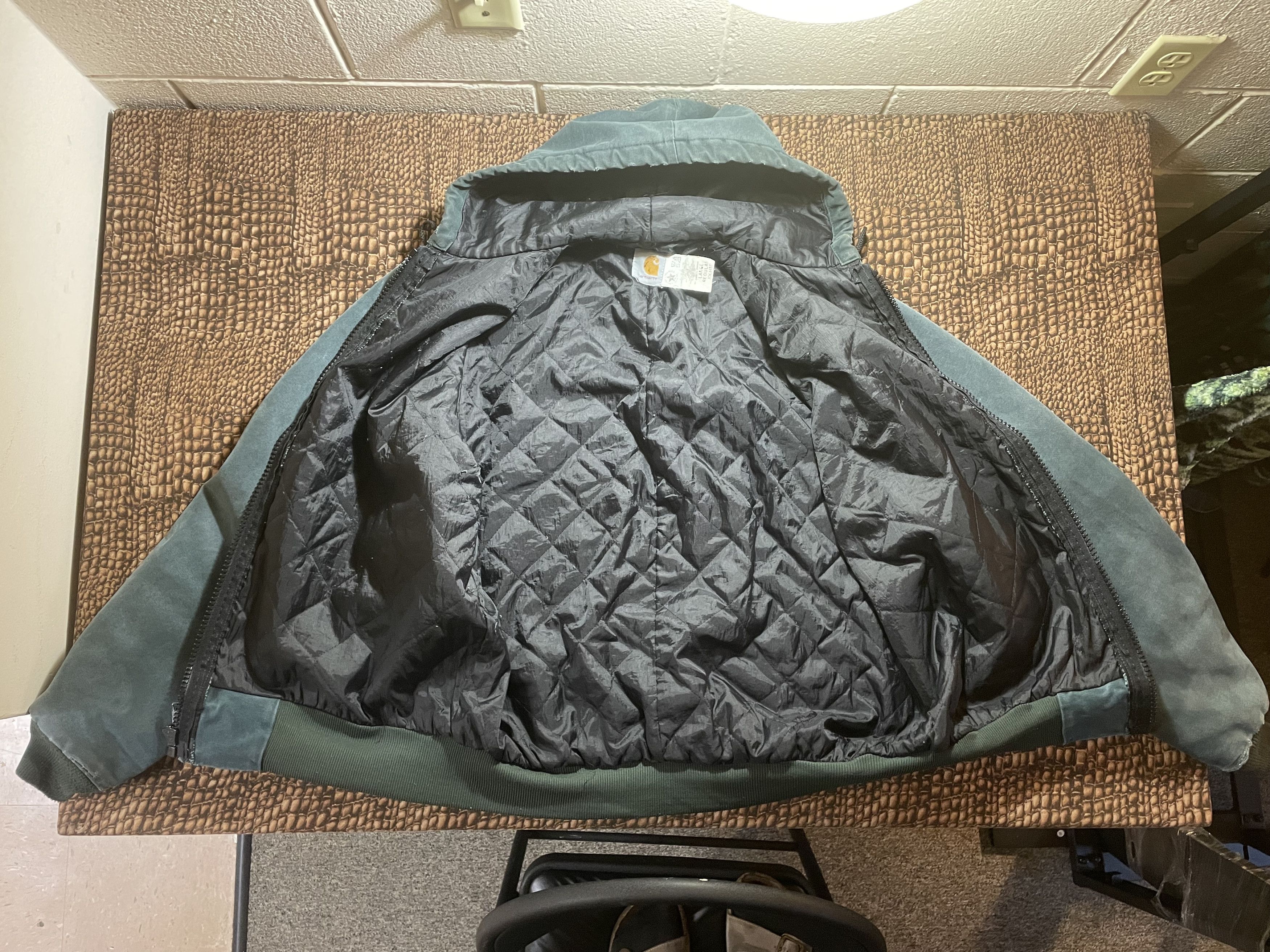 Carhartt × Vintage 1998-99 CARHARTT Mens L Hunter Green J06HTG Size US L / EU 52-54 / 3 - 3 Thumbnail