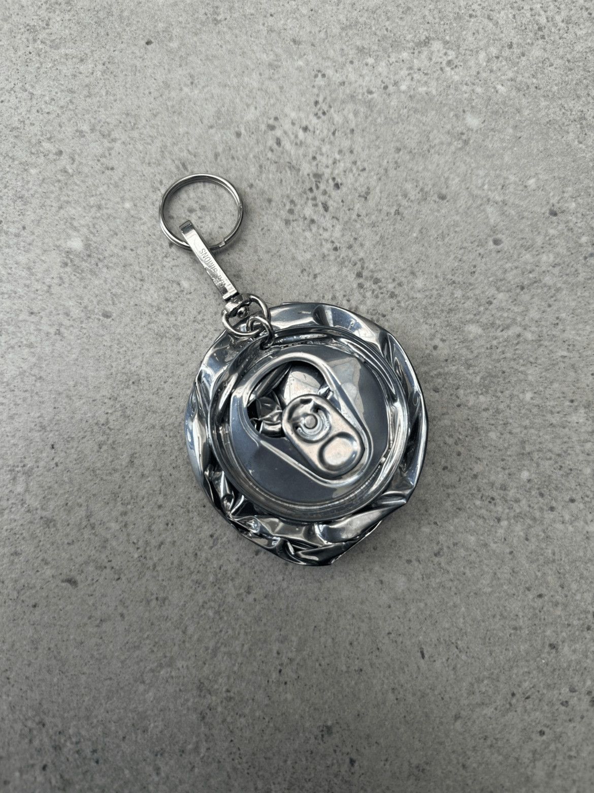 Raf Simons zip-top can keychain