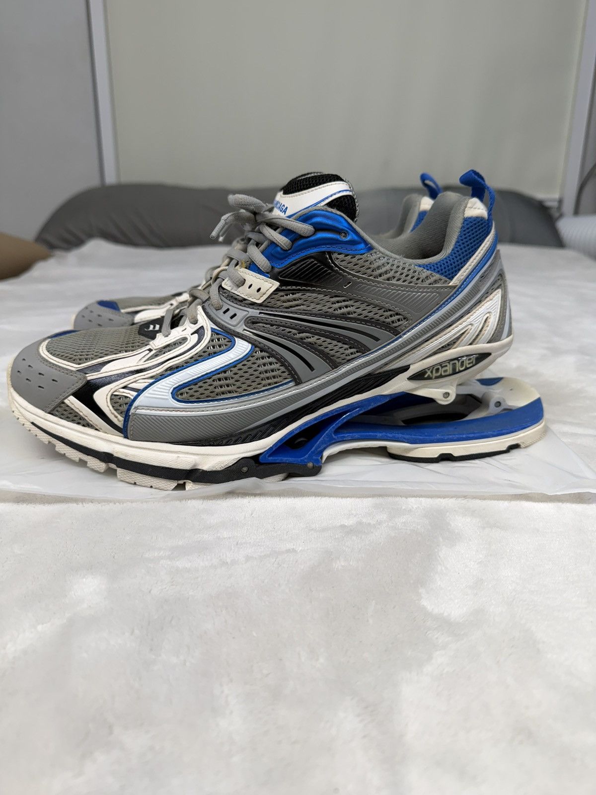 Balenciaga Balenciaga X-Pander ‘Blue Silver’ Size US 12 / EU 45 - 4 Thumbnail