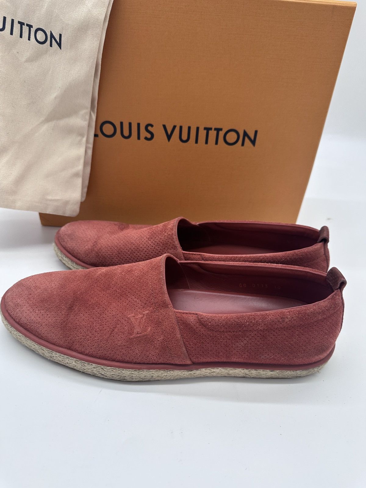 Louis Vuitton Louis Vuitton Espadrille Men’s Orange Size 10 LV 11 US Size US 11 / EU 44 - 6 Thumbnail