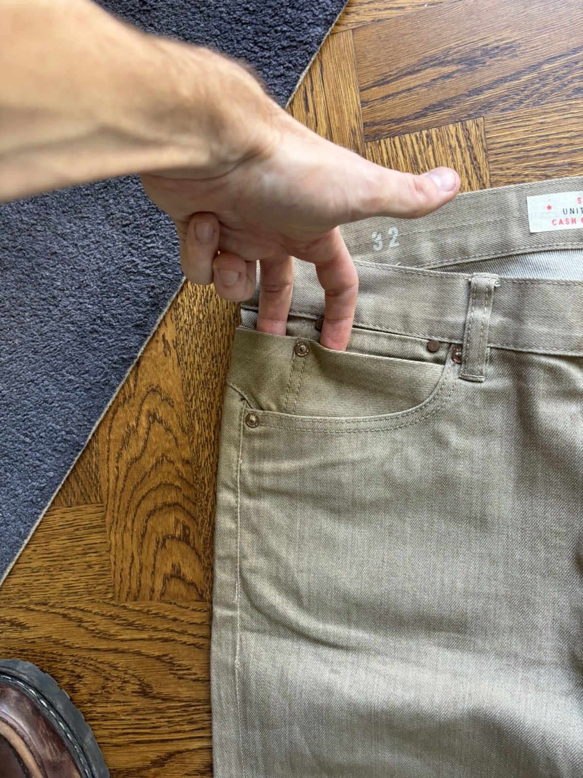 Other Williamsburg S 4th Street Skinny Jeans 32 Brown Tan Denim Size US 32 / EU 48 - 9 Thumbnail