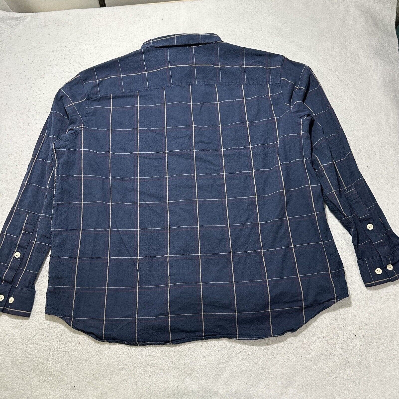 Columbia Columbia XXL Vapor Ridge Button Down Shirt Navy Blue Plaid Size US XXL / EU 58 / 5 - 11 Thumbnail